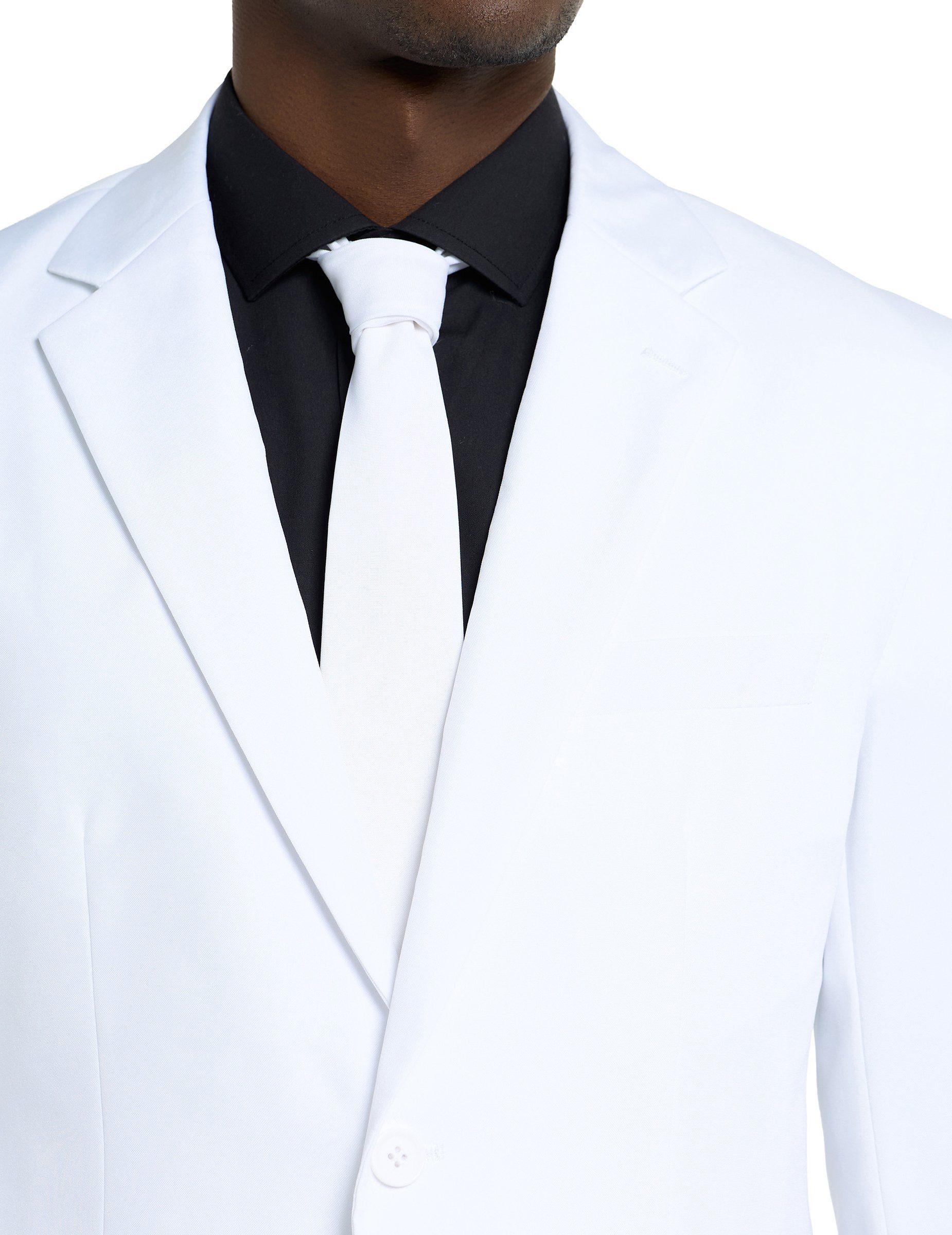 Opposuits Kostüm Opposuits Weisser Ritter Herrenanzug weiss