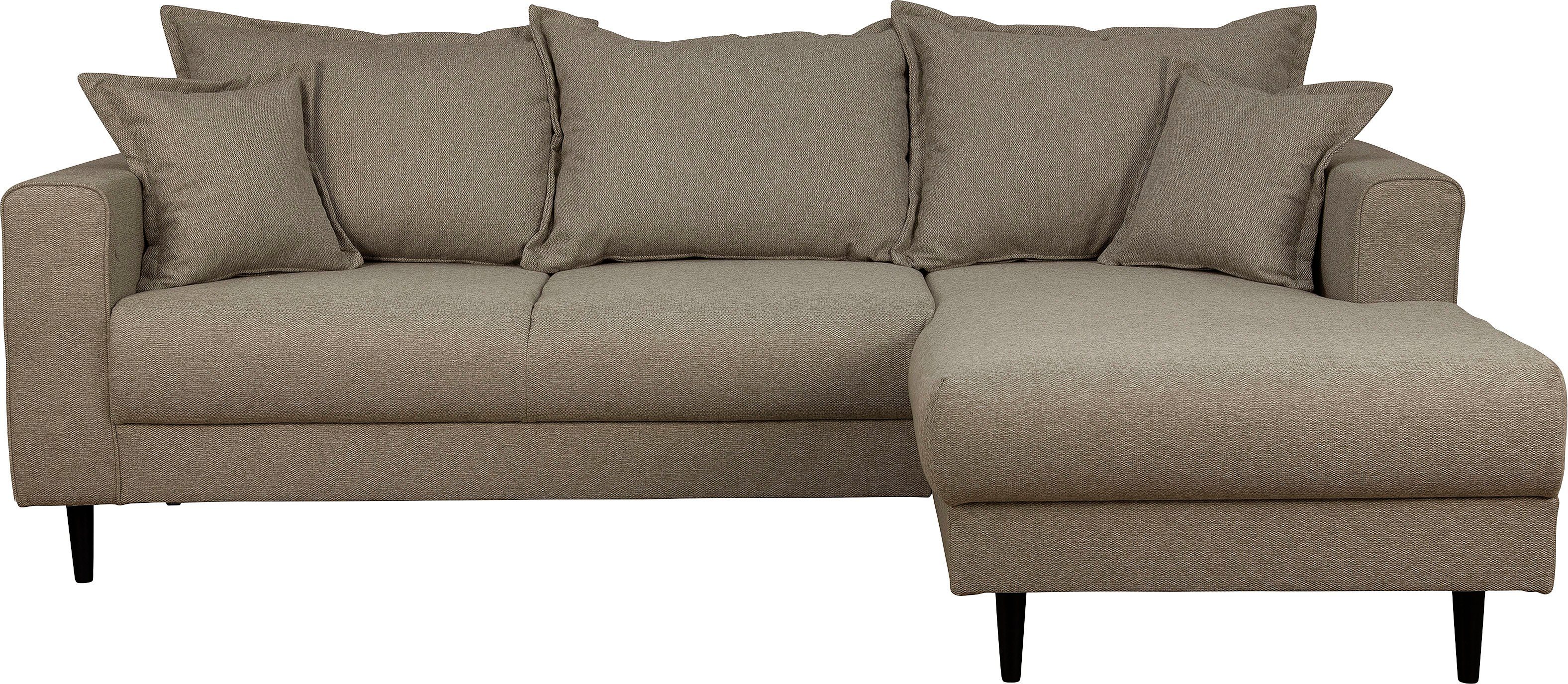 Home affaire Ecksofa "VEYRAS L-Form, hoher Sitzkomfort, Maße B/T/H: 230/150 günstig online kaufen