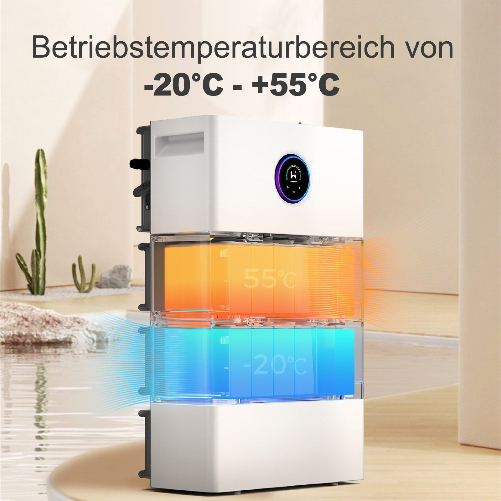 Goodwe GoodWe® ESA Athena Serie – Balkonkraftwerk Speicher Batterie, Speichersystem mit integriertem Wechselrichter