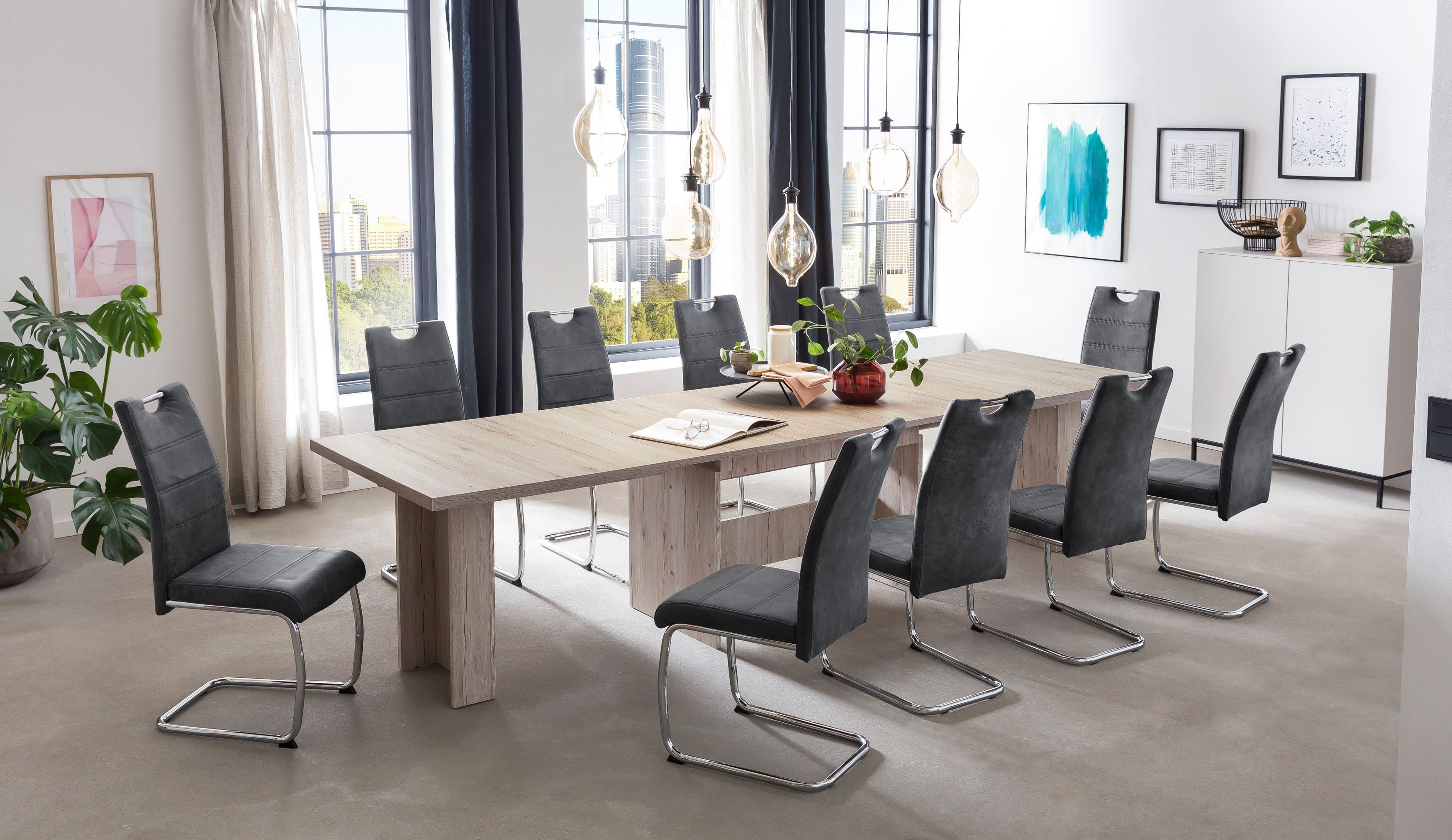 HELA Essgruppe Lia, 11tlg. Sitzgruppe, Extra viel Platz, (Set, 11-tlg., 11t günstig online kaufen