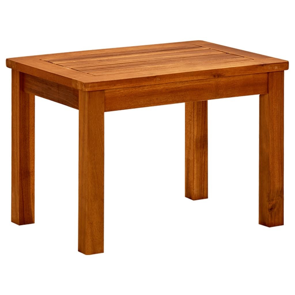 Gartentisch 50 x 35 x 36 cm Garten-Couchtisch 50x35x36 cm Massivholz Akazie Holz K