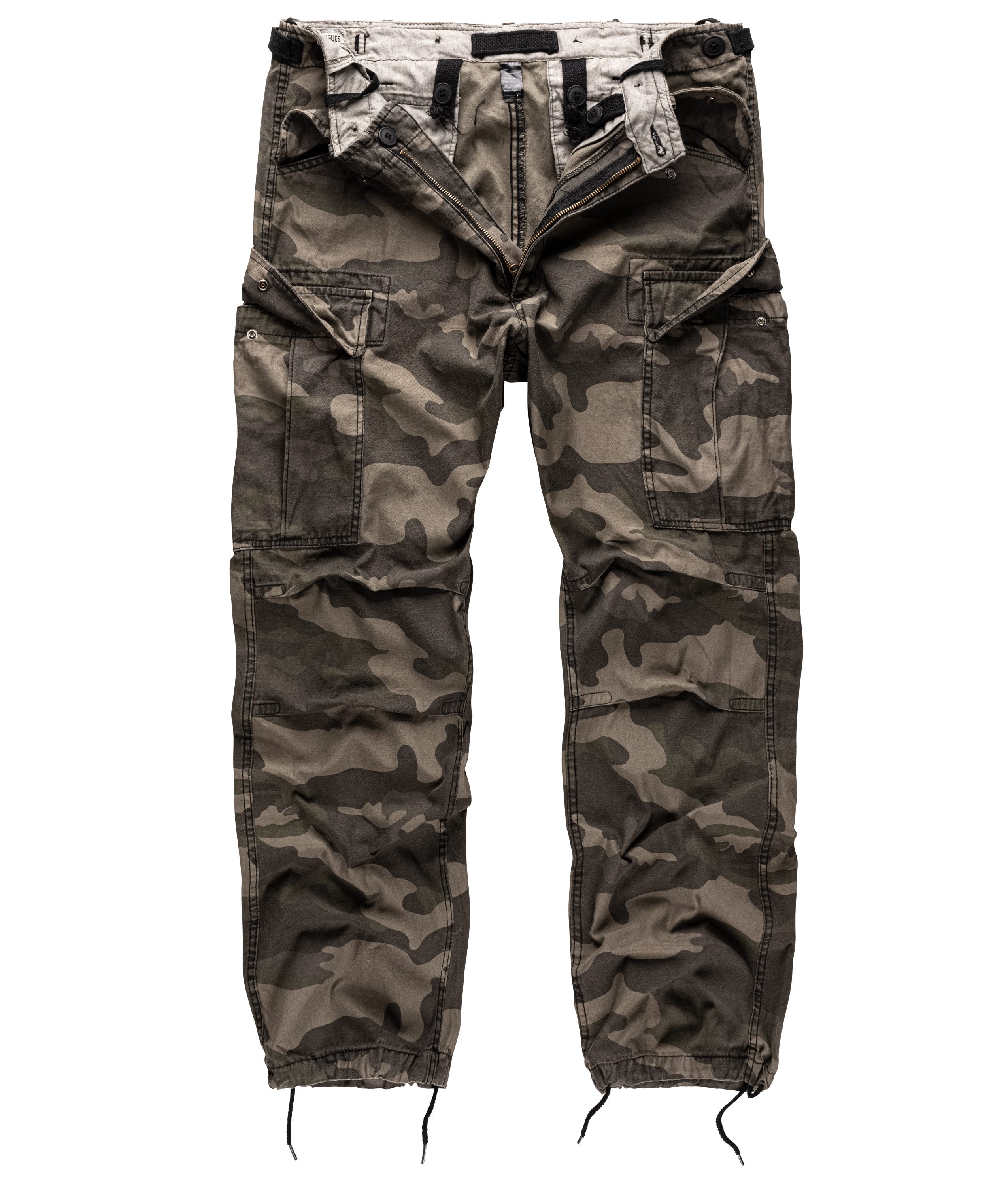 Cargohose Herren Cargo Vintage Fatique Hose Army Outdoor Pants