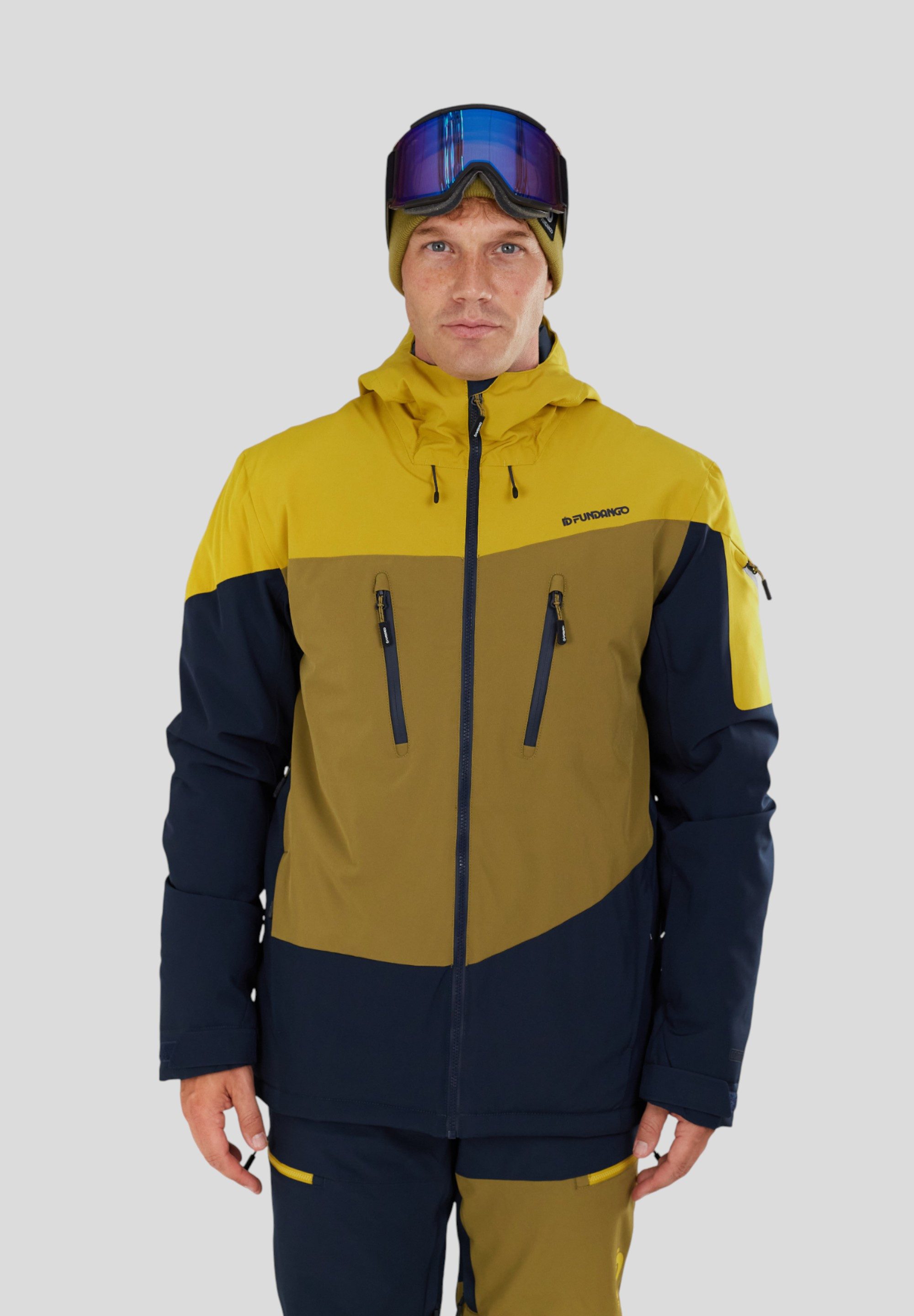 Fundango Winterjacke Privet Allmountain Jacket funktionale Skijacke, praktische Taschen, verstellbare Bündchen