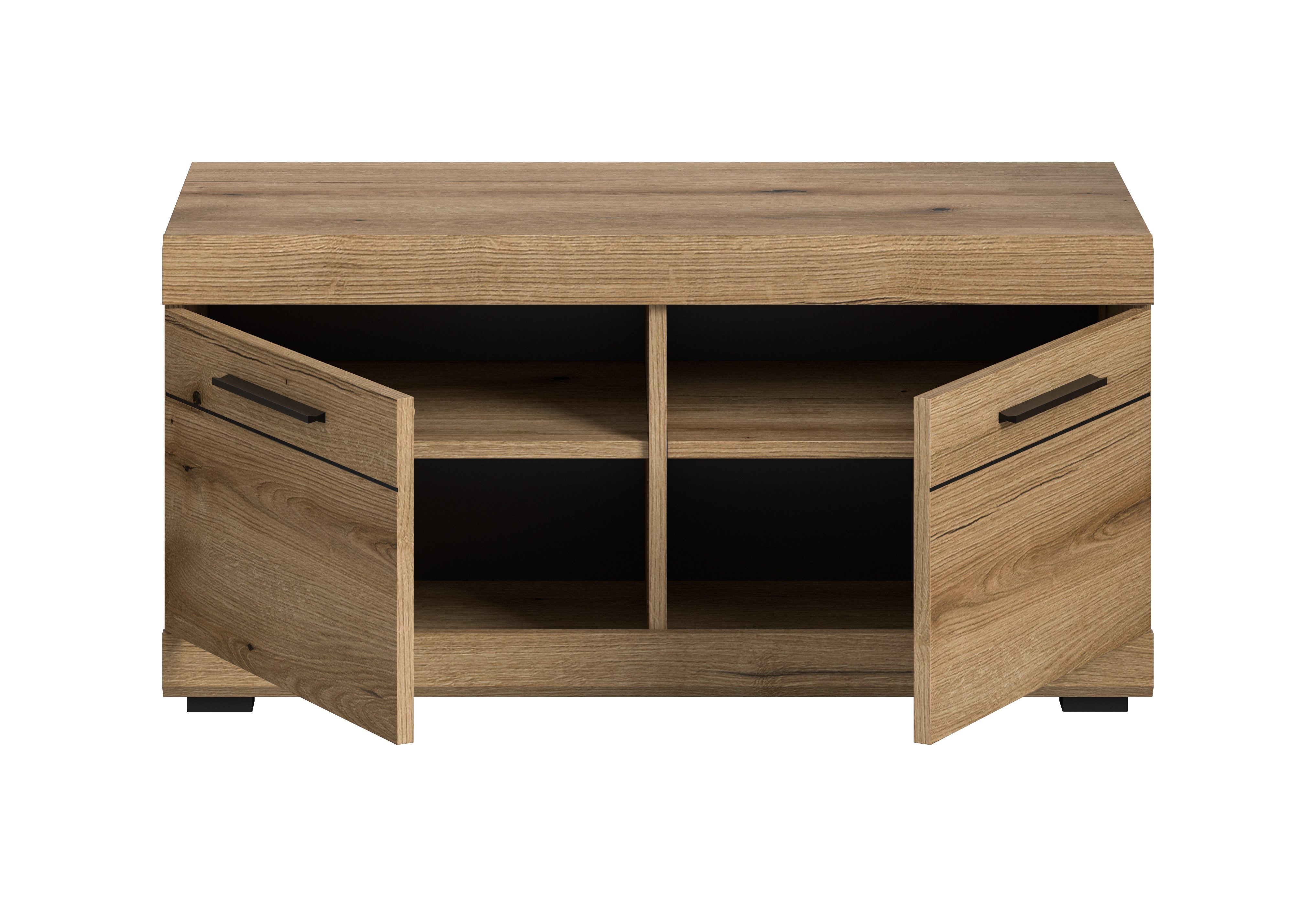 furnling Sitzbank Scott, 2 Türen, 4 Fächer, bis 95 kg belastbar, Breite 90 cm