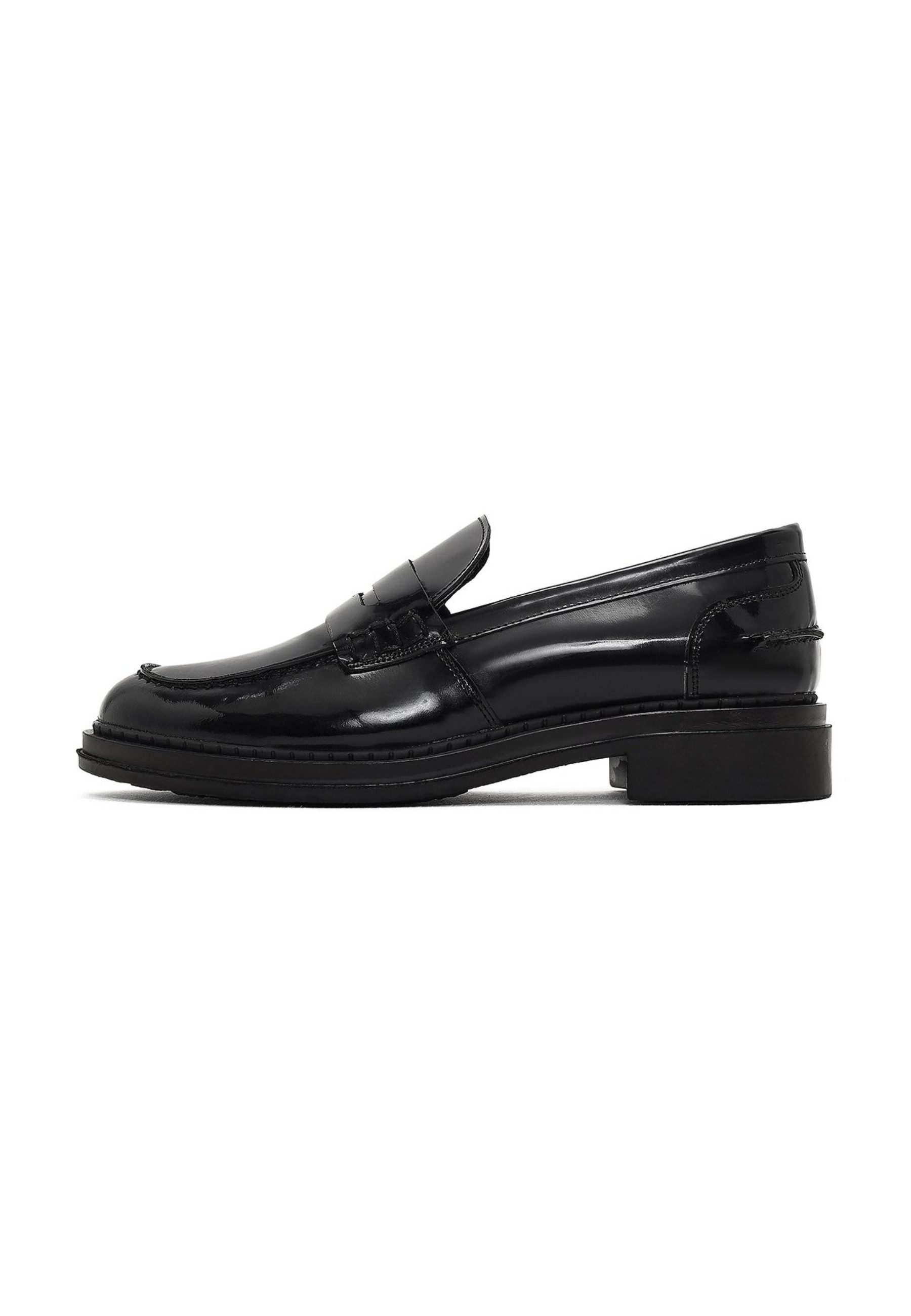 Derimod Maskuline Loafer aus Lackleder Loafer