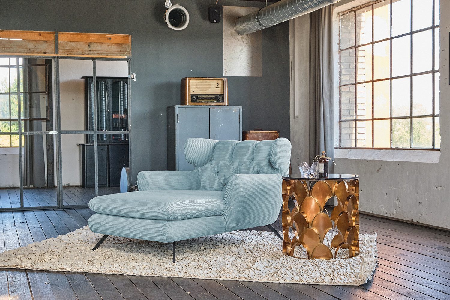 KAWOLA Relaxsessel CHARME, Longseat Sessel Megasessel Cord verschiedene Farben