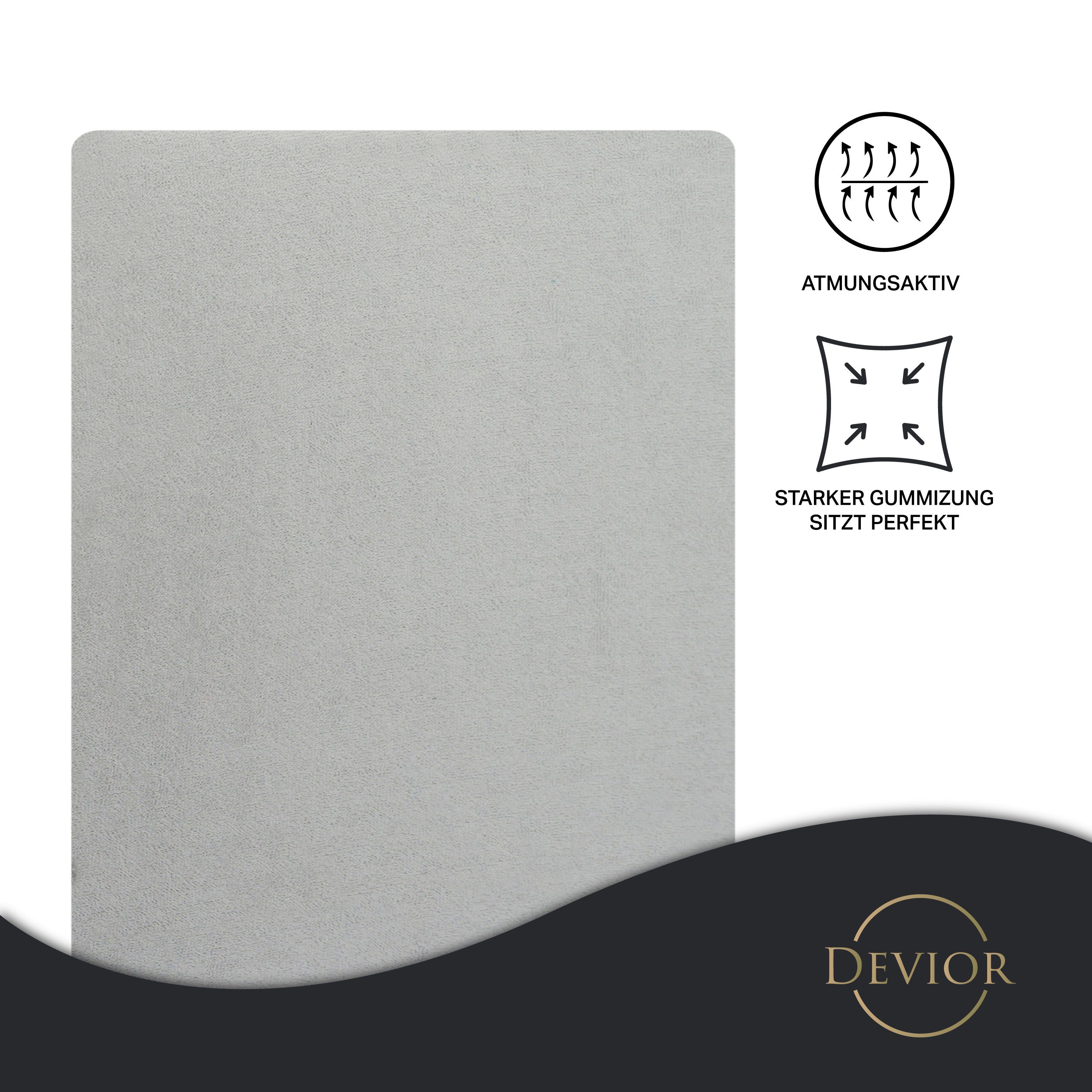 Devior Spannbettlaken Frottee 80% Baumwolle 20% Polyester, Winterspannbettl günstig online kaufen