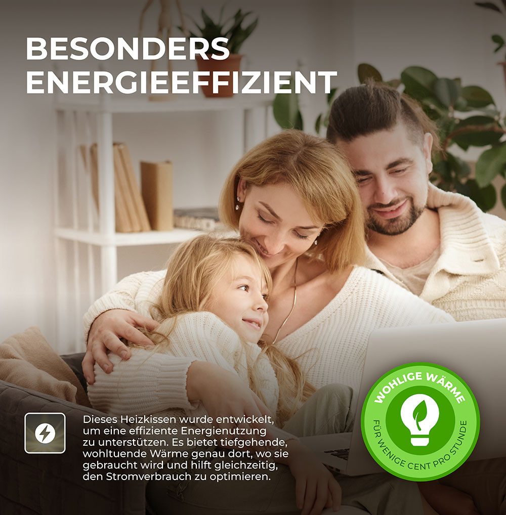 Bringer Heizkissen, Infrarot Wärmekissen mit Tiefenwärme & Abschaltautomatik