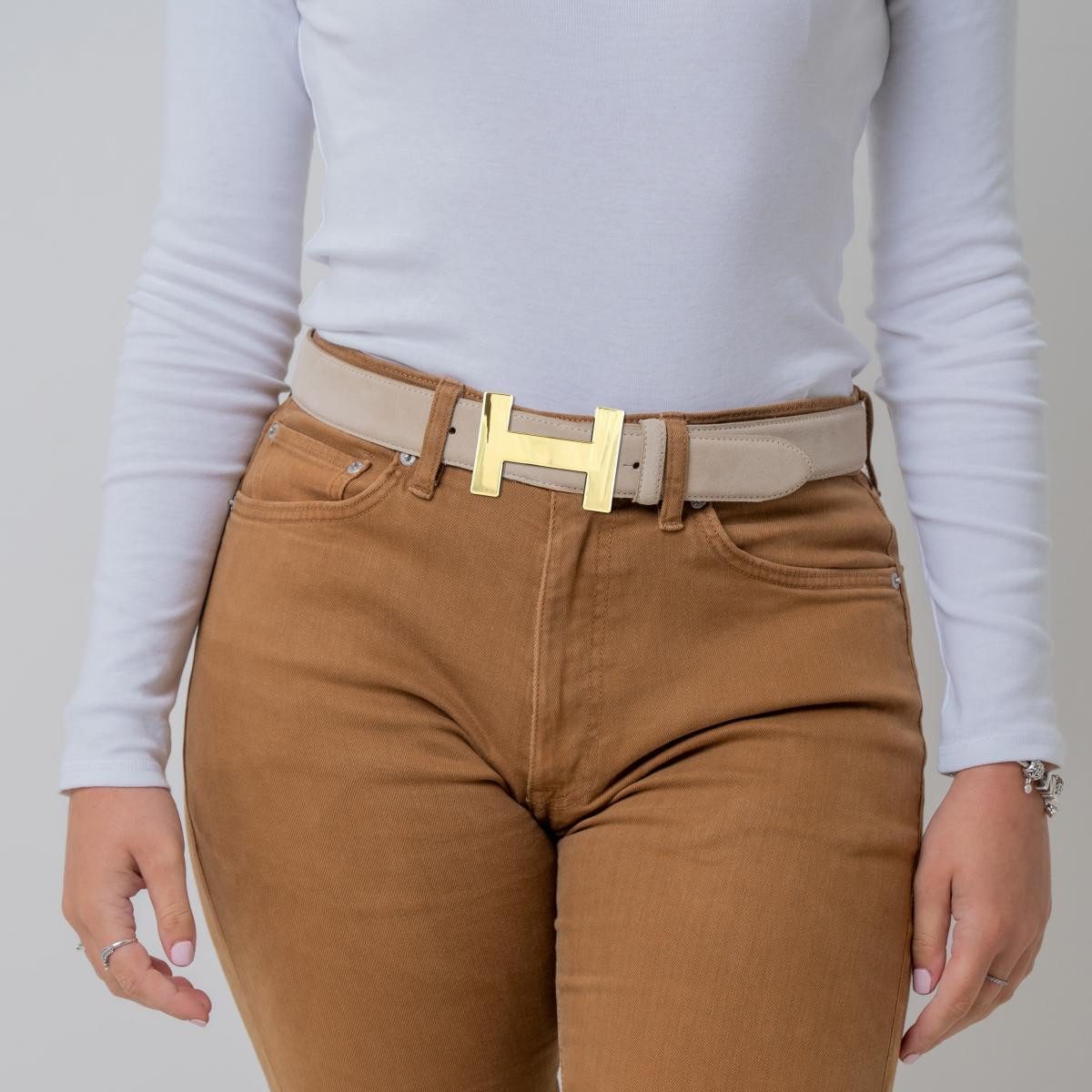 BELTINGER Ledergürtel Damen-Gürtel HELEN aus Veloursleder 3,0 cm - Velour-Ledergürtel für Da (1-St) – Bild 5 von 5