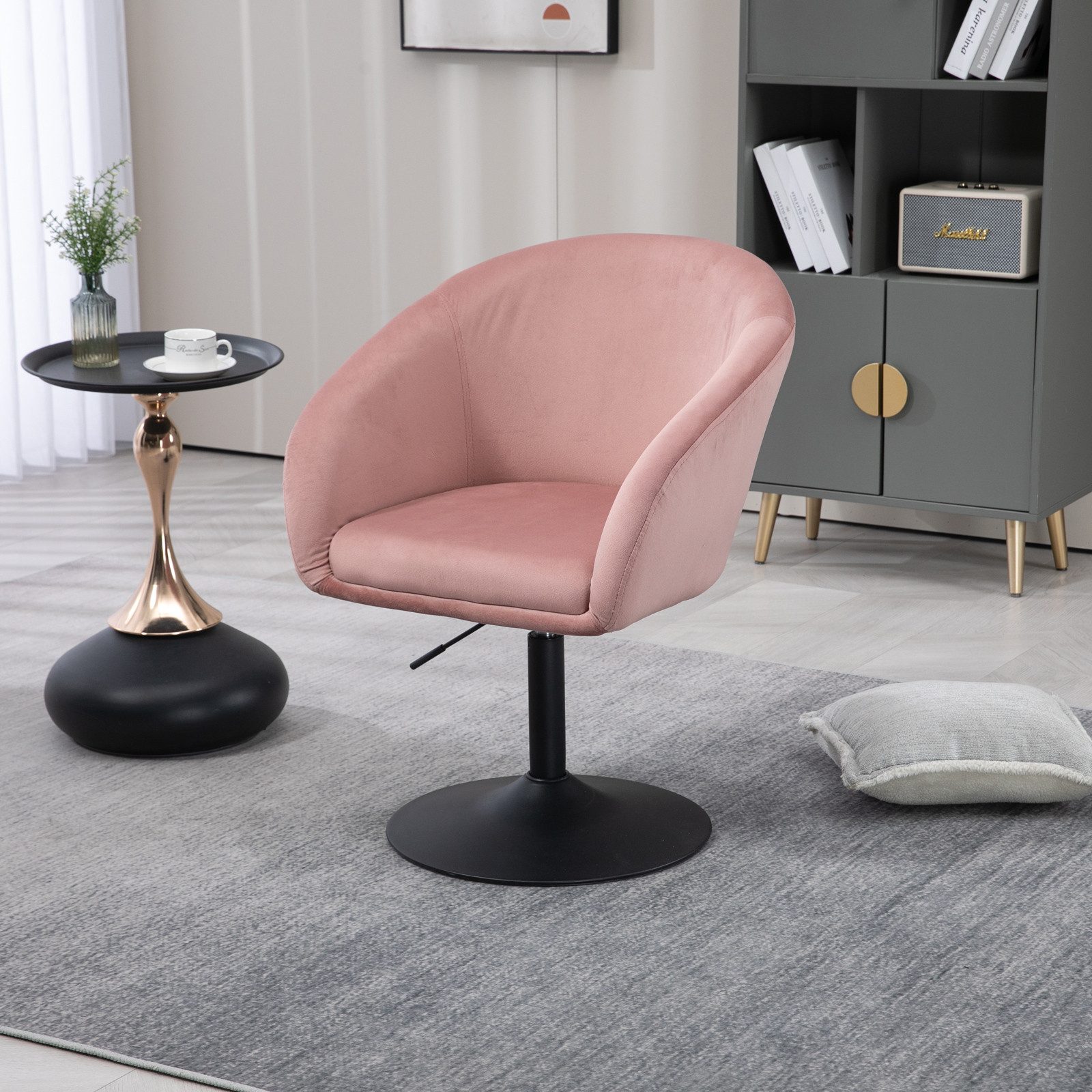 SVITA Loungesessel SVITA JAMAIKA Loungesessel, Samtbezug,Geschwungene Form,Höhenverstellbar,Großzügig gepolstert