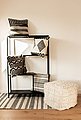 LaLe Living Pouf »Sitzhocker Doku aus Baumwolle in Elfenbeinweiß, 40 x 40 cm Boho Stil«, Bild 4