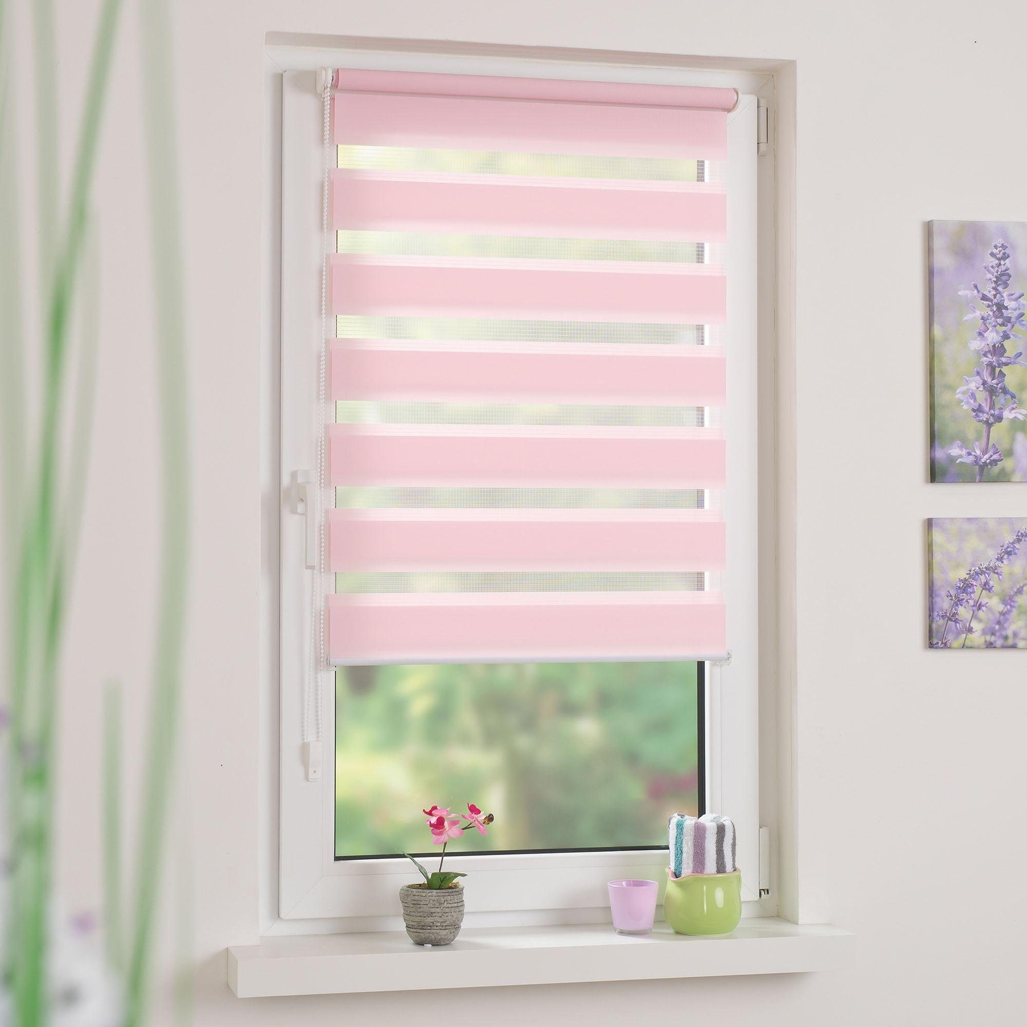 Liedeco Doppelrollo "Klemmfix-Duo-Rollo" Lichtschutz ohne Bohren 1 Stück günstig online kaufen