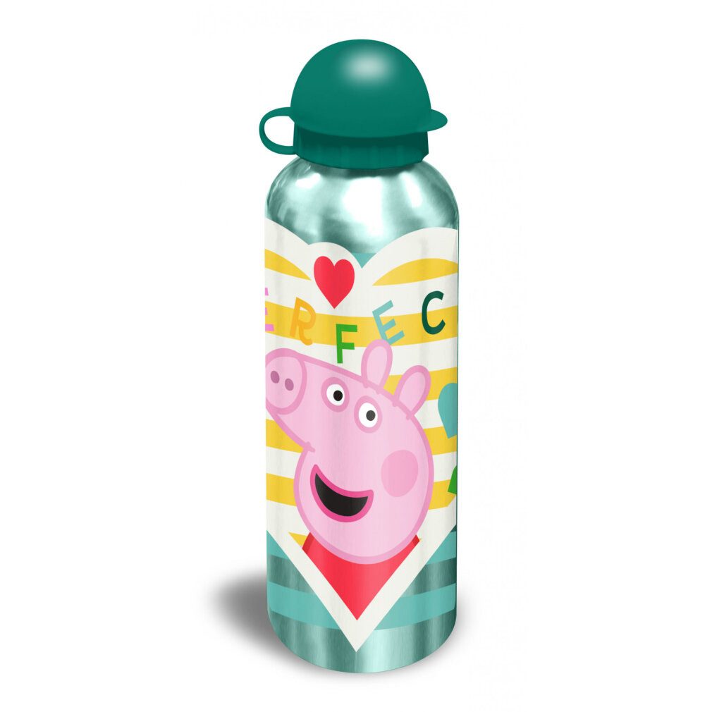 Javoli.com Trinkflasche Peppa Wutz Aluminiumflasche 500 ml