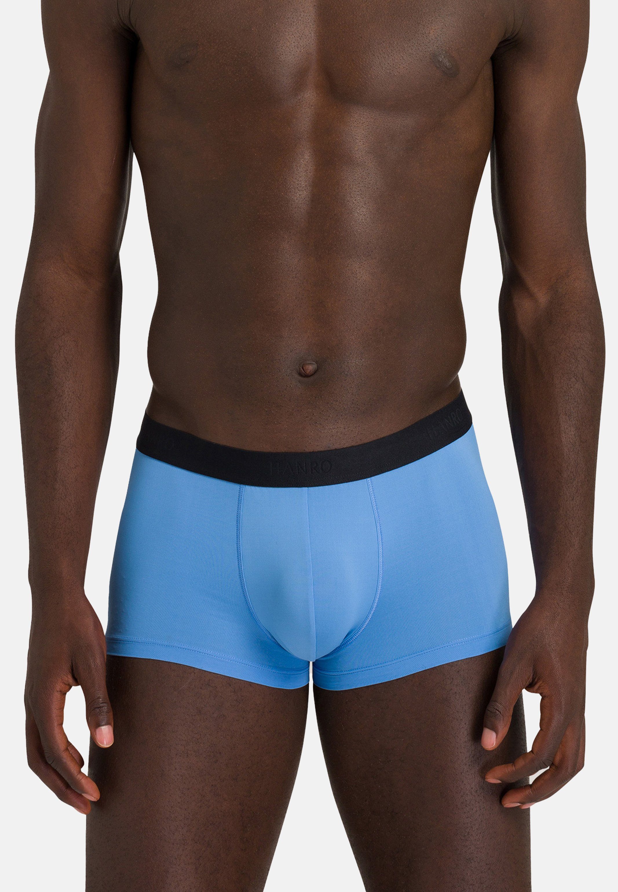 Hanro Retro Boxer Micro Touch (1-St) Retro Short / Pant - Sportlich geschnittene Pant mit Flachnähten Sailing Blue