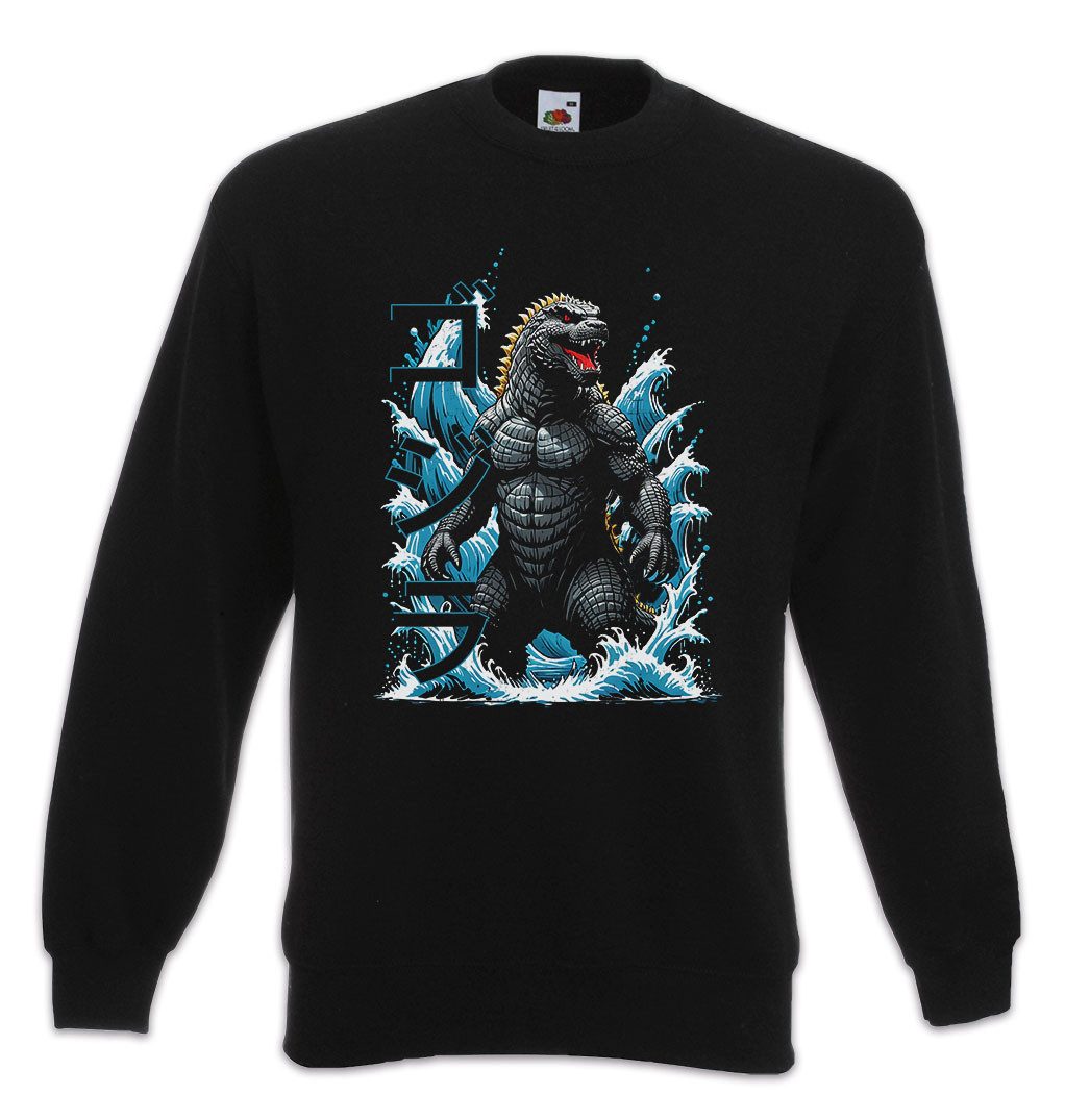 Sweatshirt Nippon Monster Sweatshirt Japan Insel Gojira Kaiju Giant Godzilla