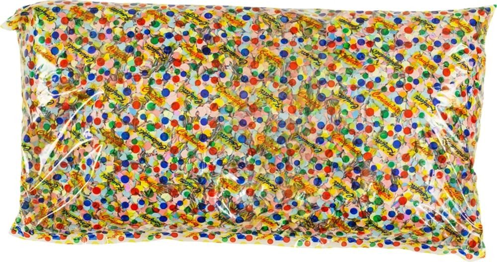 Orlob Konfetti 1 Kg Deluxe buntes Konfetti Geburtstag Karneval Fasching Party, Hohe Qualität