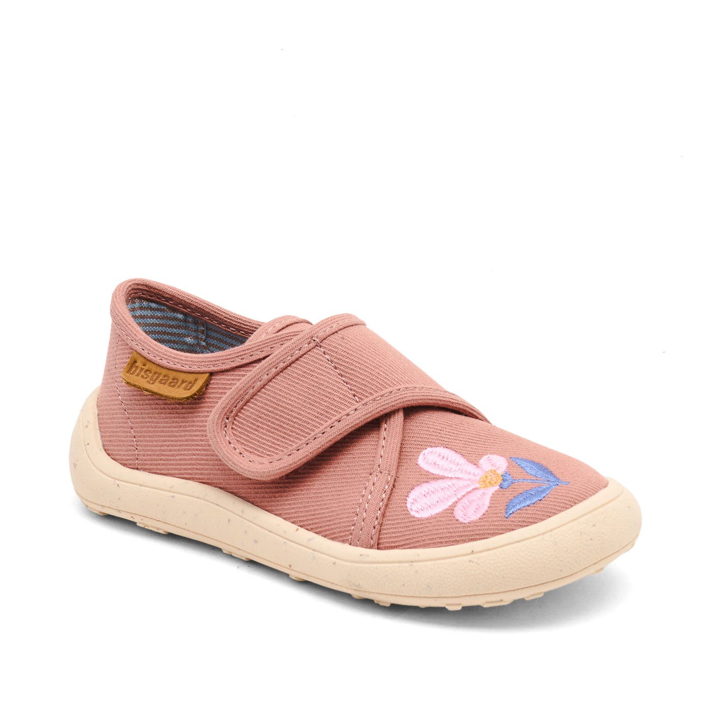 Bisgaard pav Hausschuh Klettschuh mit Stickerei, Größenschablone zum Download