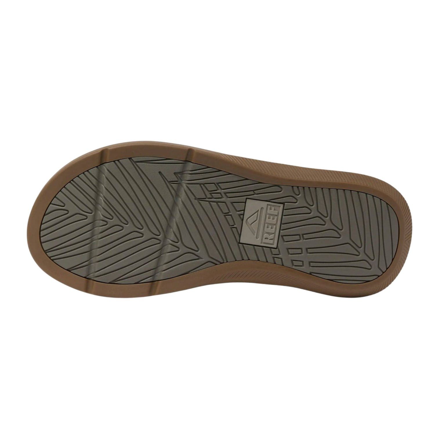 Reef Zehensandalen Santa Ana grau/braun Herren Badeschuh