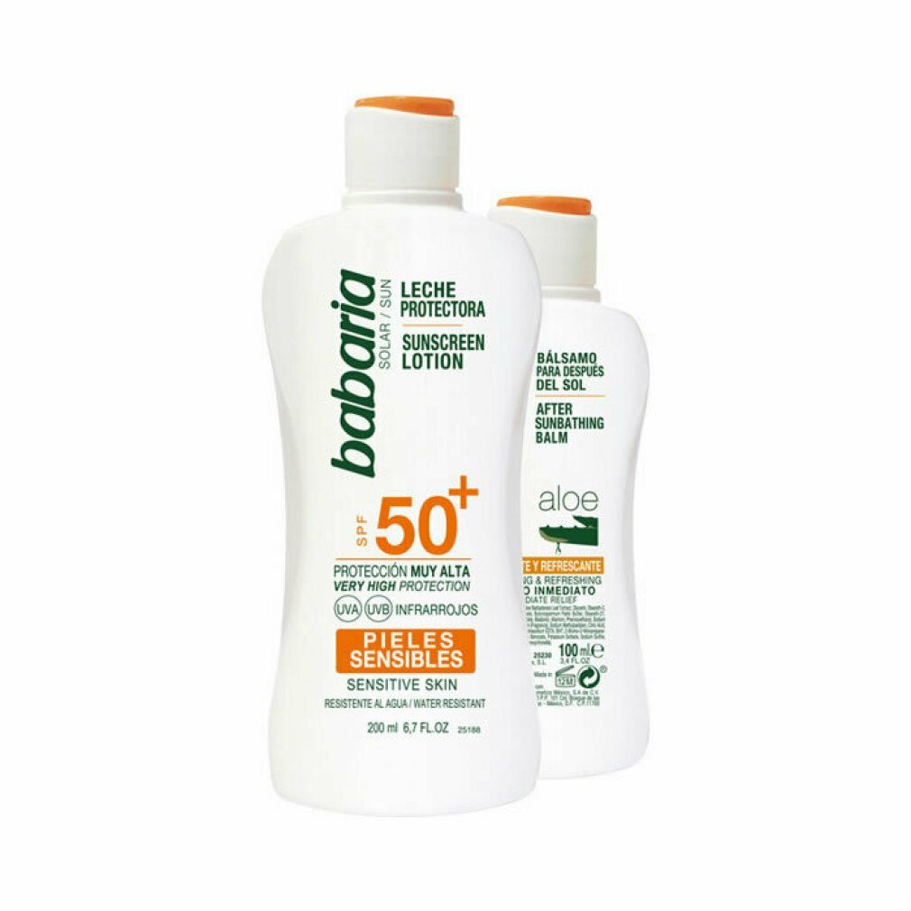 babaria Sonnenschutzpflege Sun Sunscreen Lotion Spf50 Plus 200ml Set 2 Artikel