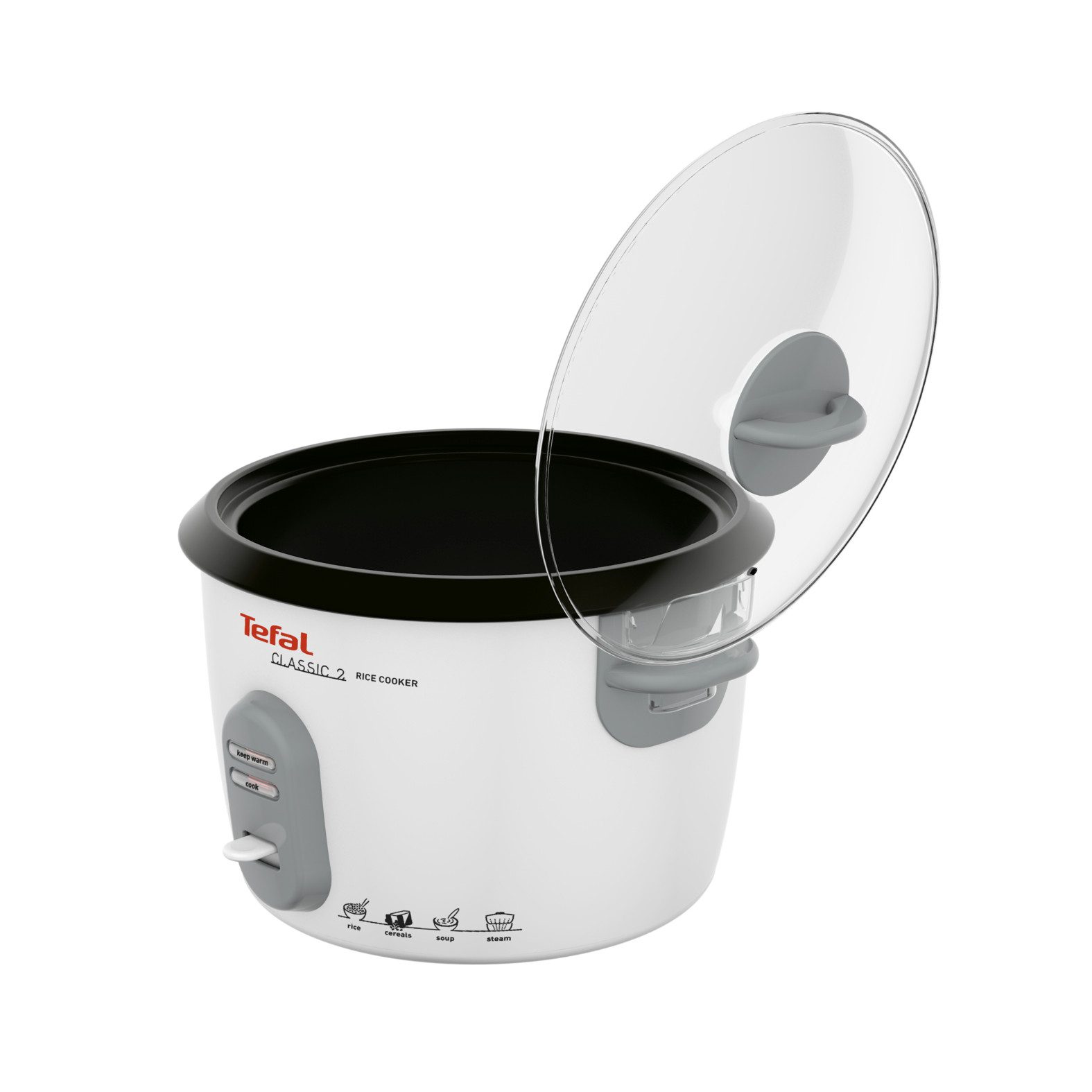Tefal Reiskocher RK1011, 600 W, 10 Tassen Kapazität (5 L), automatische Warmhaltefunktion, Dampfkorb
