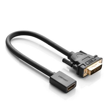 UGREEN Adapterkabel DVI (männlich) - HDMI (weiblich) 0,15m schwarz (20118) HDMI-Adapter