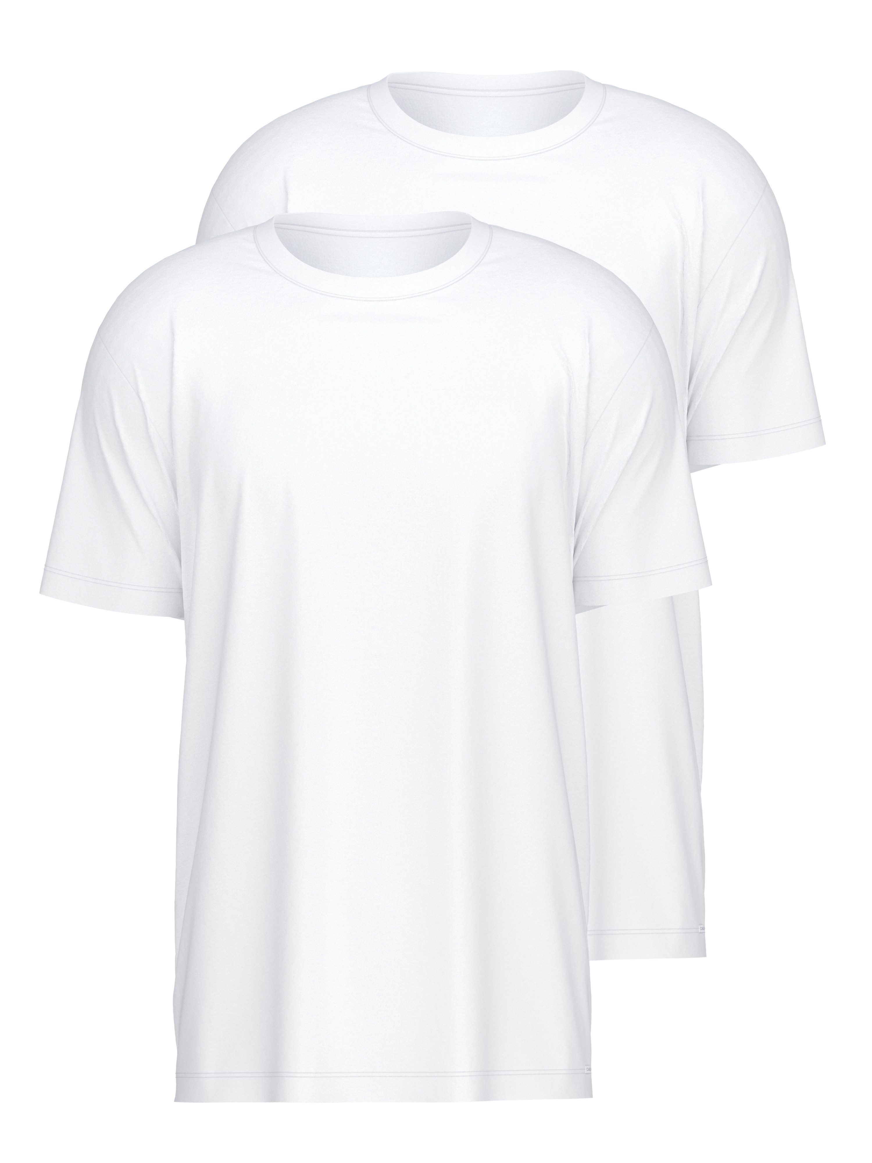 CALIDA T-Shirt Natural Benefit (2er Pack) Modern Fit, Single Jersey, Kurzarm, Rundhals-Ausschnitt
