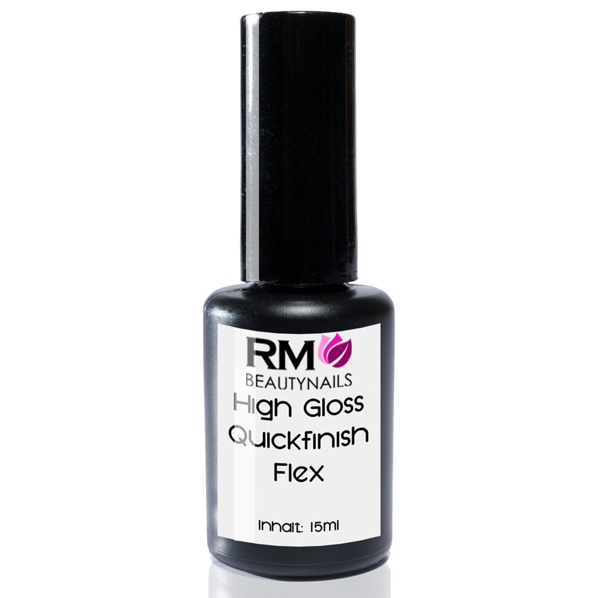 RM Beautynails UV-Gel Quick Finish Flex UV Led Gel HEMA Frei Glanzgel Versiegelung Nails, keine Schwitzschicht, Nageldesign, Finishgel