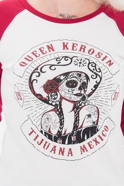 QueenKerosin Sweater Tijuana Mexico in Two-Tone Optik