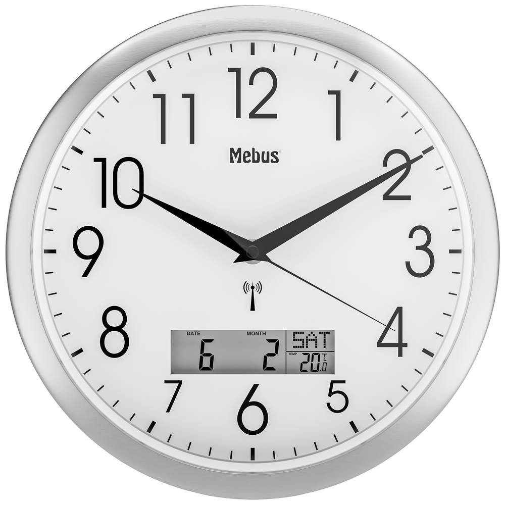 Mebus Wanduhr Funk Wanduhr günstig online kaufen