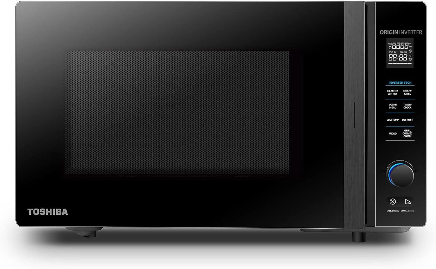 Toshiba Mikrowelle MV-TC25T(BK), Grill, Heißluft, Mikrowelle, 25 l, 4-in-1