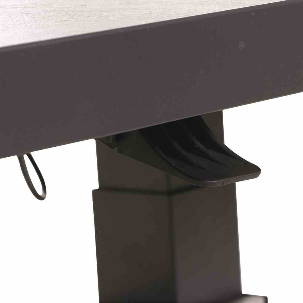Siena Garden Gartentisch Bellani Lift-Tisch 160 x 90cm anthrazit/pine grey