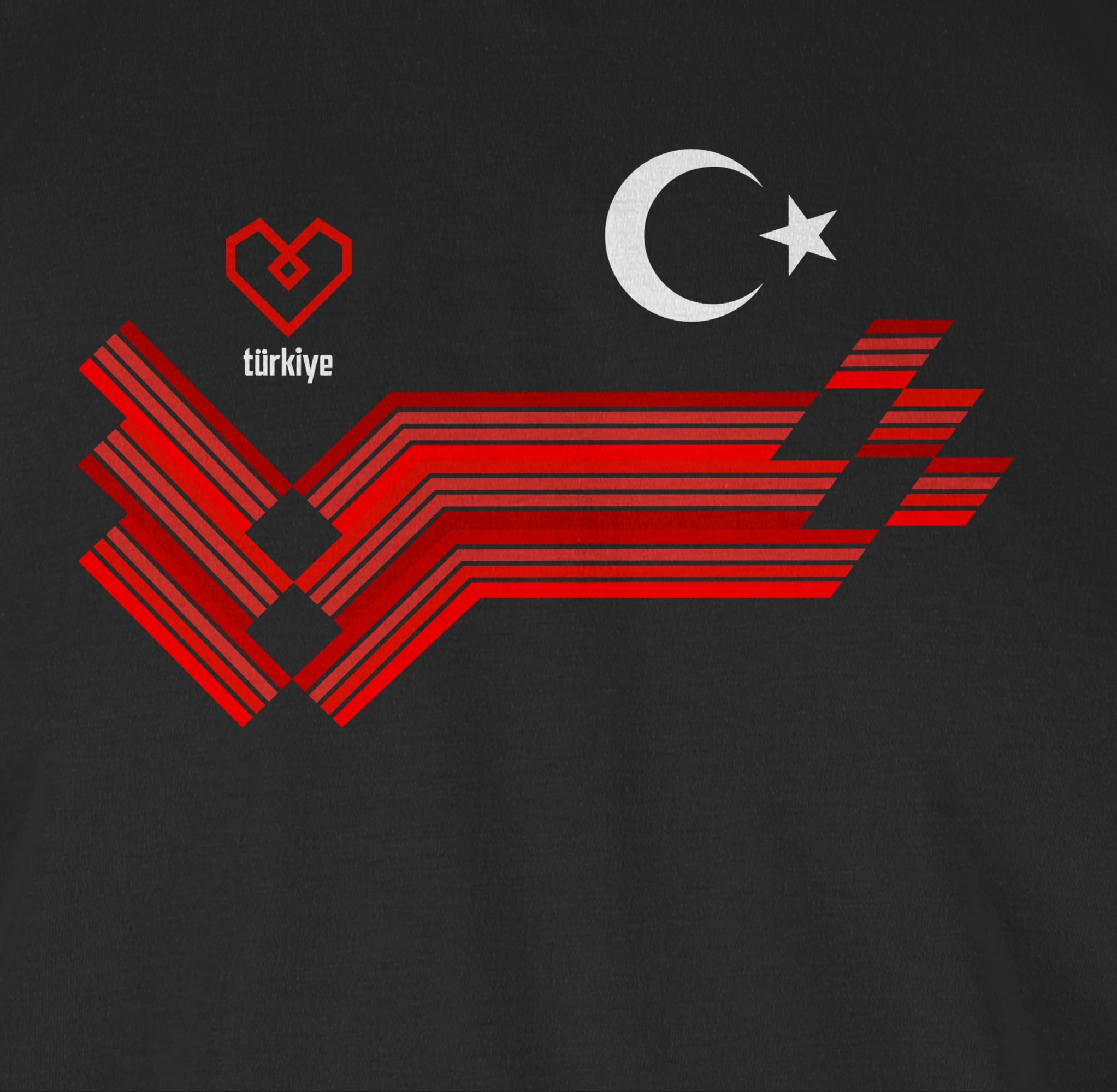 Shirtracer T-Shirt Türkiye Fanartikel EM, Türkei Wappen 2026 Fussball WM Fanartikel