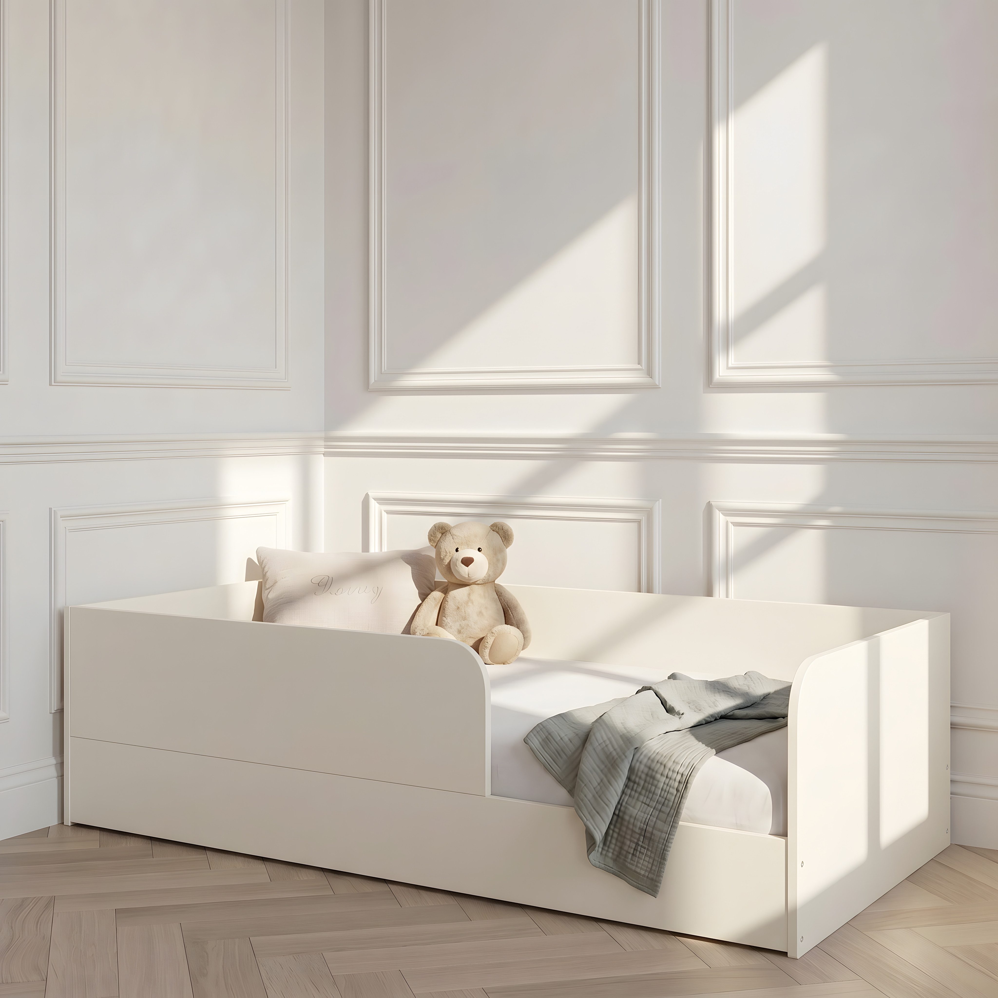 arthur berndt Kinderbett Essentials Bodenbett, 90x200cm für eine perfekte Einschlafbegleitung