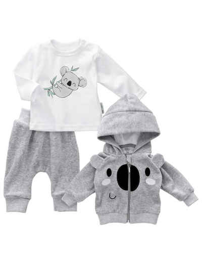Baby Sweets Shirt, Hose & Jäckchen Set Baby Koala (Set, 1-tlg., 3 Teile)