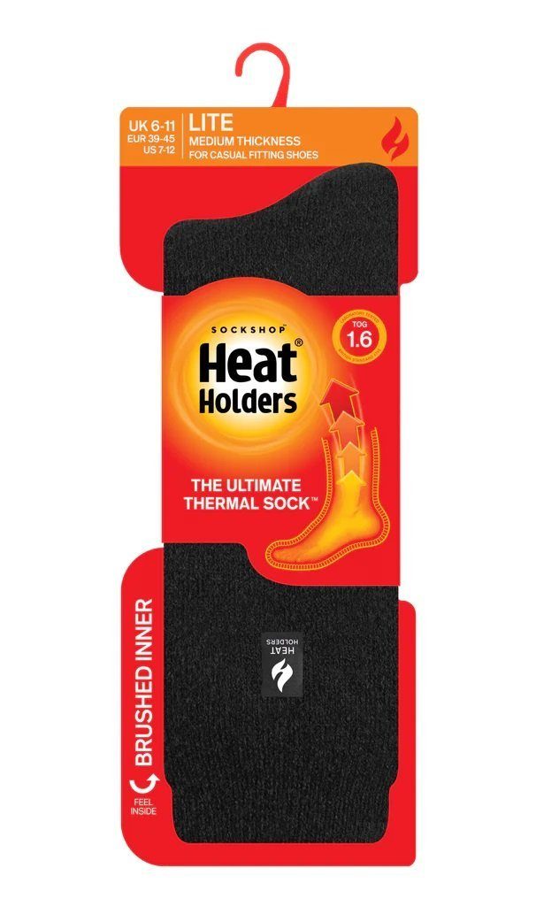 Heat Holders Thermosocken Lite Herren Schwarz 39-45