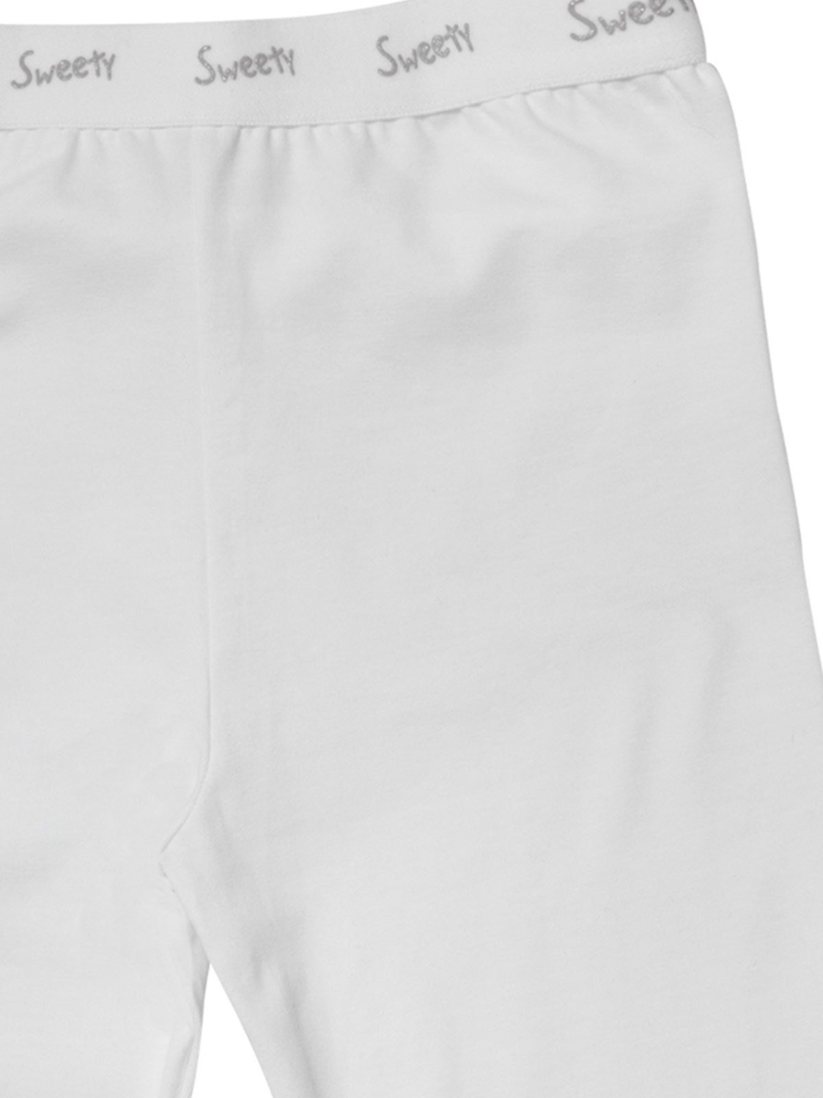 Lange 2-St) (Spar-Set, hohe Kids Single Markenqualität Sweety Jersey Unterhose for weiss Sparpack Mädchen Leggings 2er