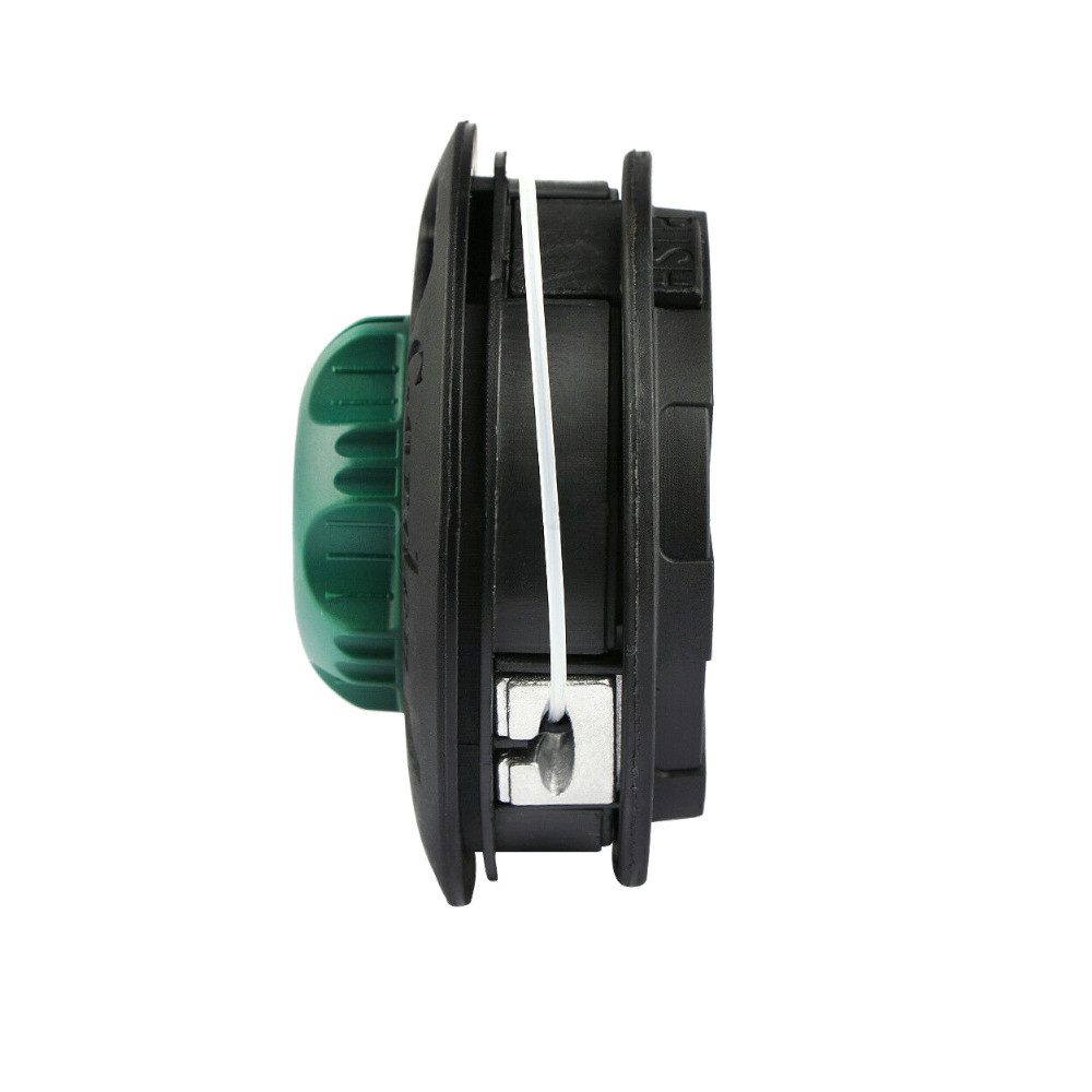 Trade-Shop Rasentrimmer-Ersatzspule Fadenkopf Mähkopf Ersatz für Efco 63109001, 63129007, 8.50 m Fadenlänge, (1-St), Gewindeanschluss: M10 x 1,25mm (Links) / Load & Go Schnell-Ladesystem