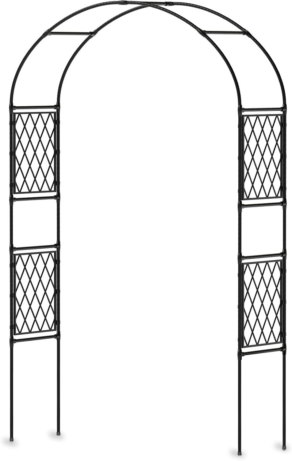 GarveeMore Spalier Gartenbogen 150x220x40cm Rosenbogen aus Metall, Rosenbog günstig online kaufen