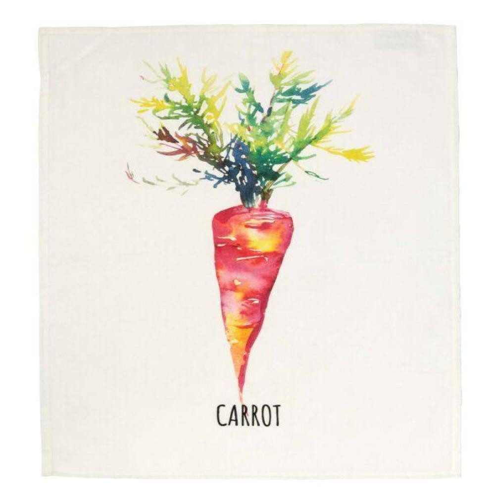 PICHLER Geschirrtuch Carrot, (1x Geschirrtuch 50 x 70 cm), aus 100% Baumwolle