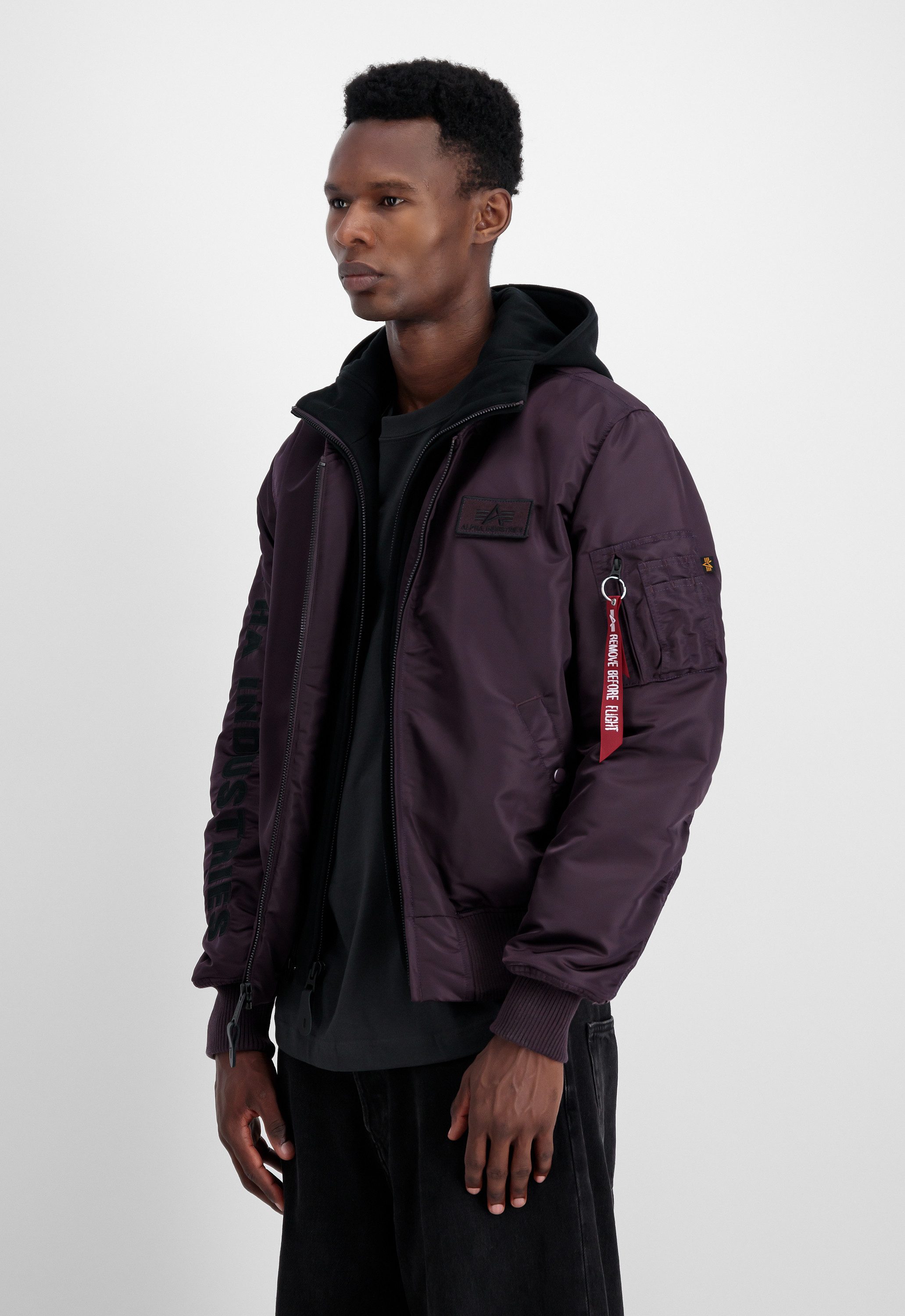 Alpha Industries Bomberjacke MA-1 D-Tec Sleeve Embroidery