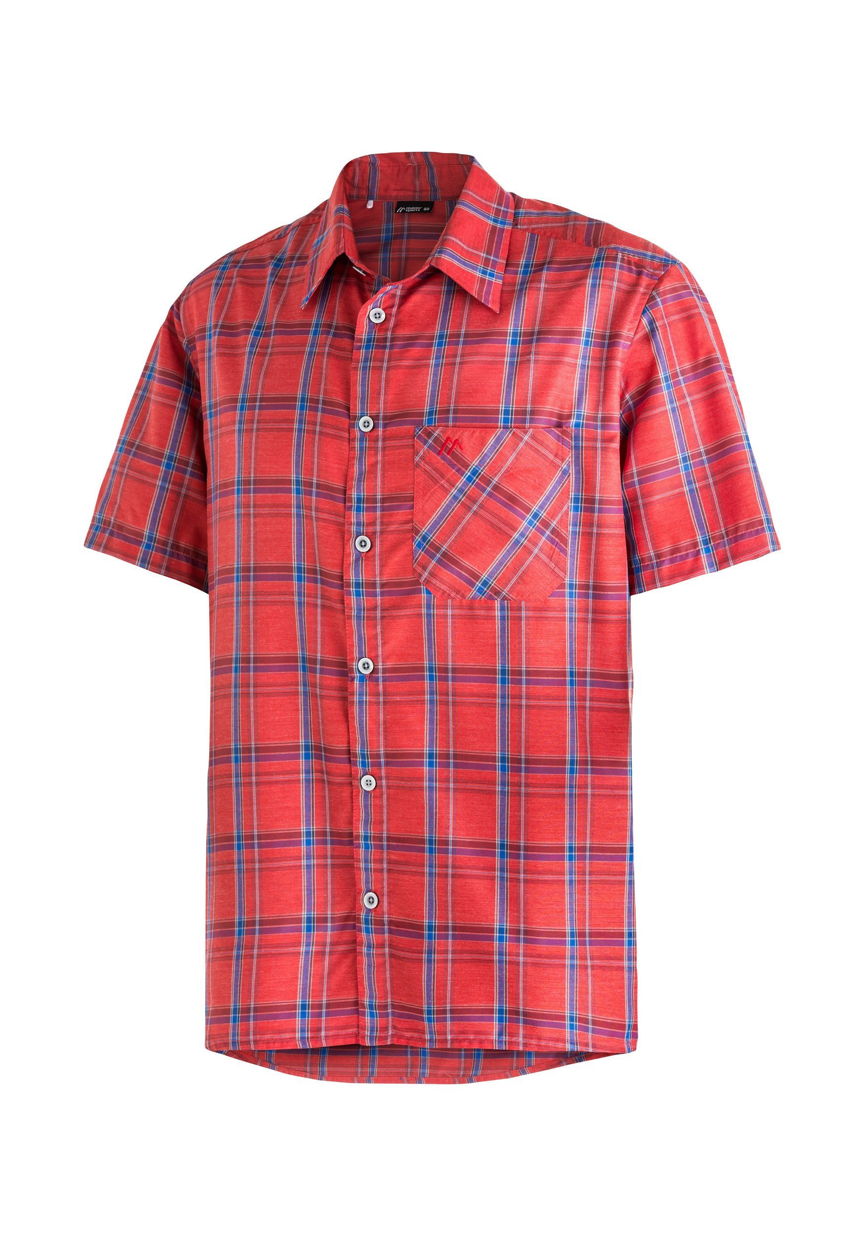 Maier Sports Kurzarmhemd Maier Sports Kurzarmhemd MAURO für Herren (1-tlg)