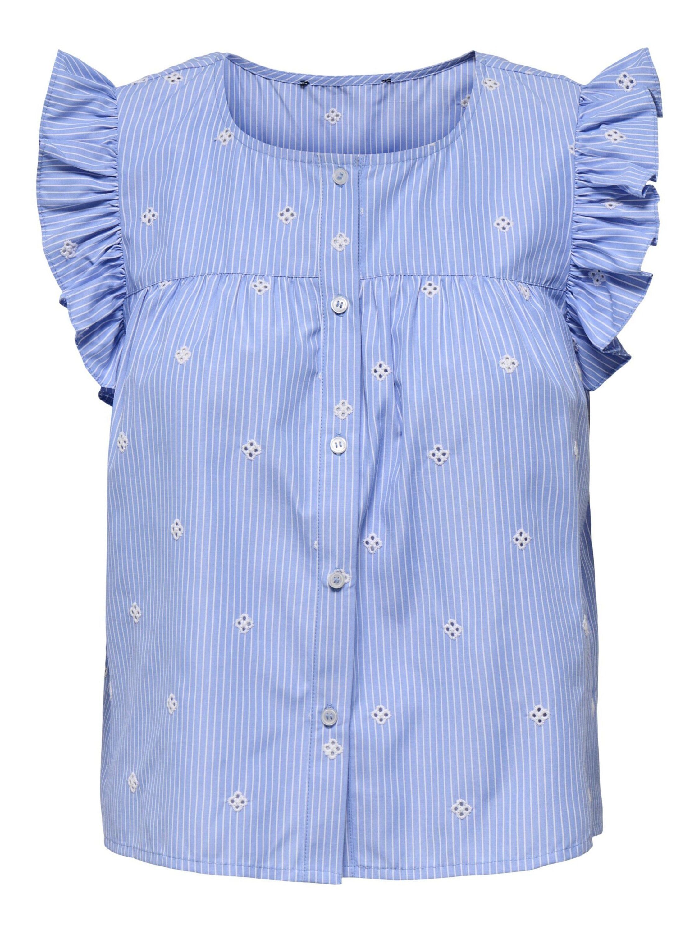 ONLY Funktionsbluse Amanda (1-tlg) Drapiert/gerafft