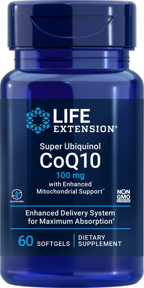 Life Extension Life Extension CoQ10 100 mg – 60 Softgel-Kapseln Kapseln