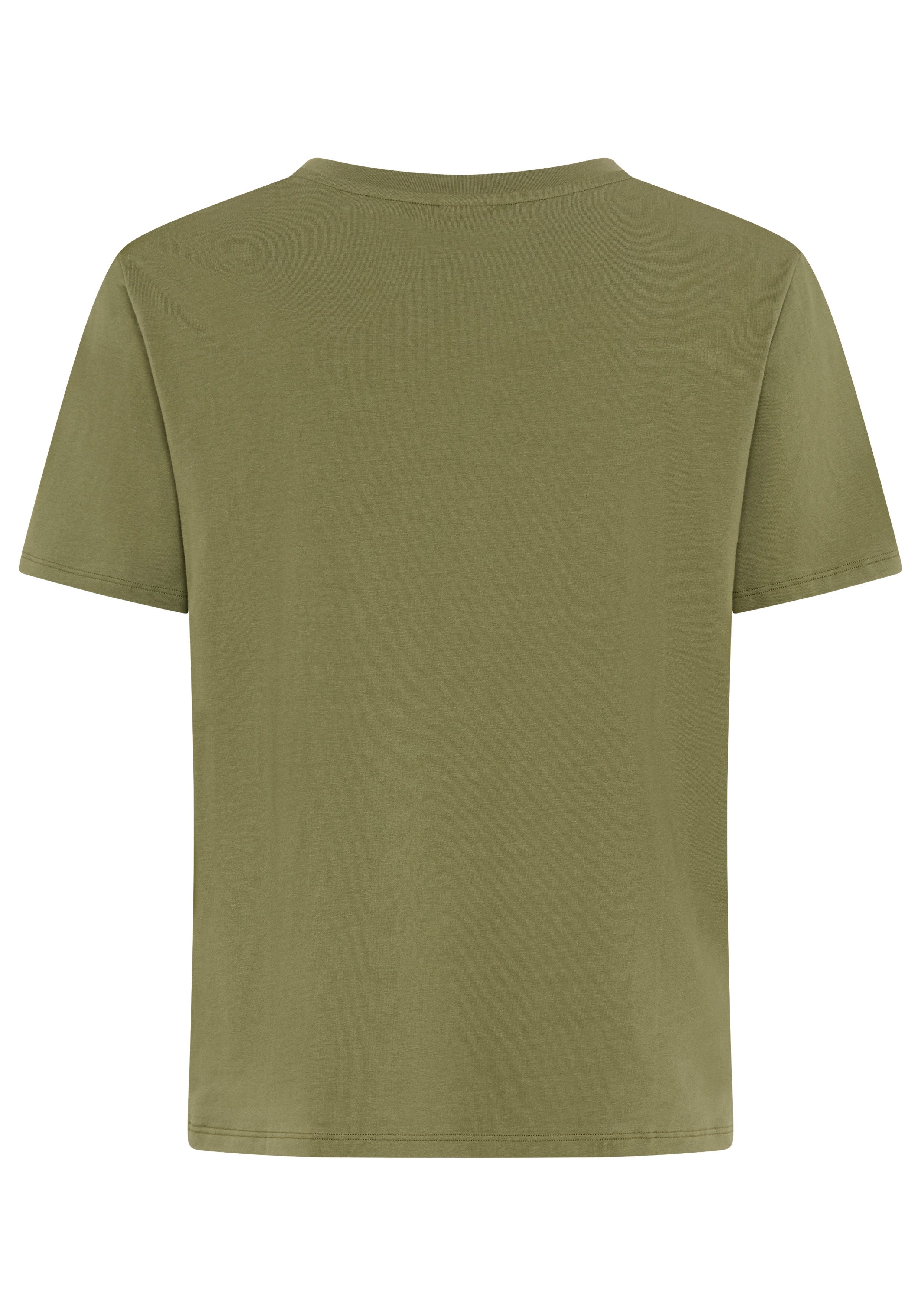 HUGO T-Shirt mit rundem Ausschnitt, regular fit, toniges Markenlogo günstig online kaufen