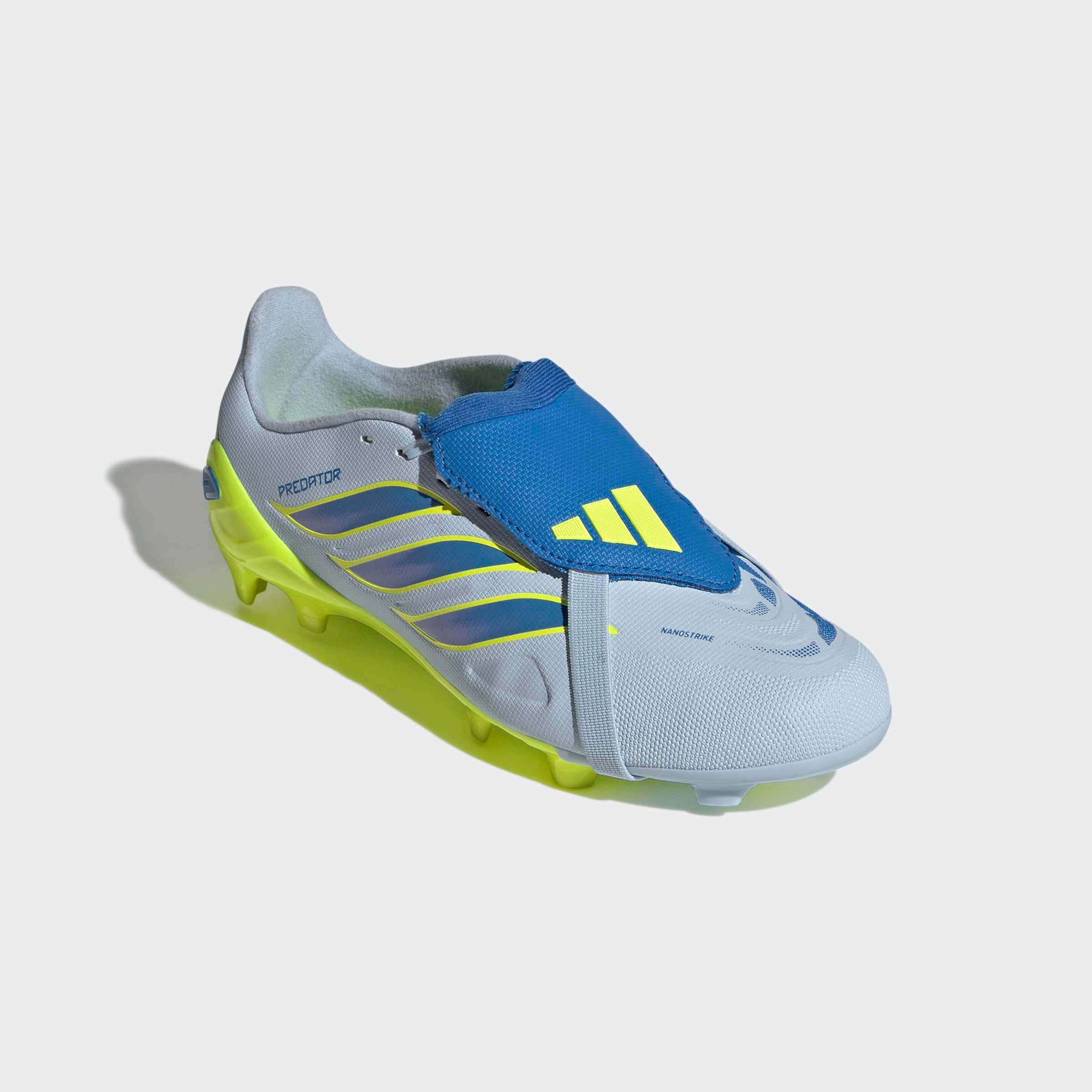 adidas Performance PREDATOR LEAGUE FÜR KIDS MIT UMSCHLAGBARER ZUNGE FÜR FESTE BÖDEN Fußballschuh Außensohle für Rasen und feste Böden, für Jugendliche & Kinder