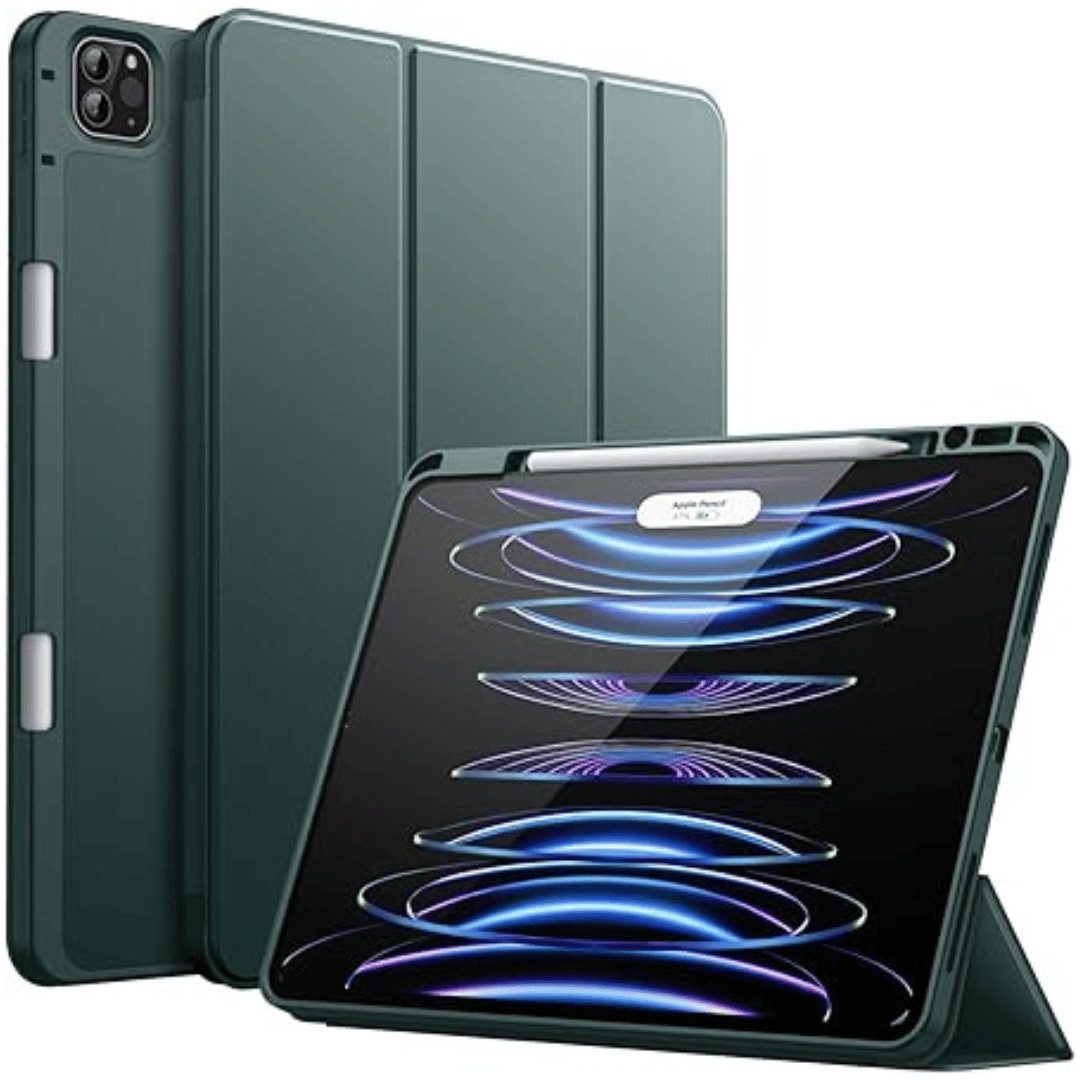 SmartUP Tablet-Hülle für iPad Pro 11 Zoll M4 2024 (Modellnummer: A2836/A2837/A3006) 11 Zoll, integrierte Standfunktion, integrierter Stifthalter