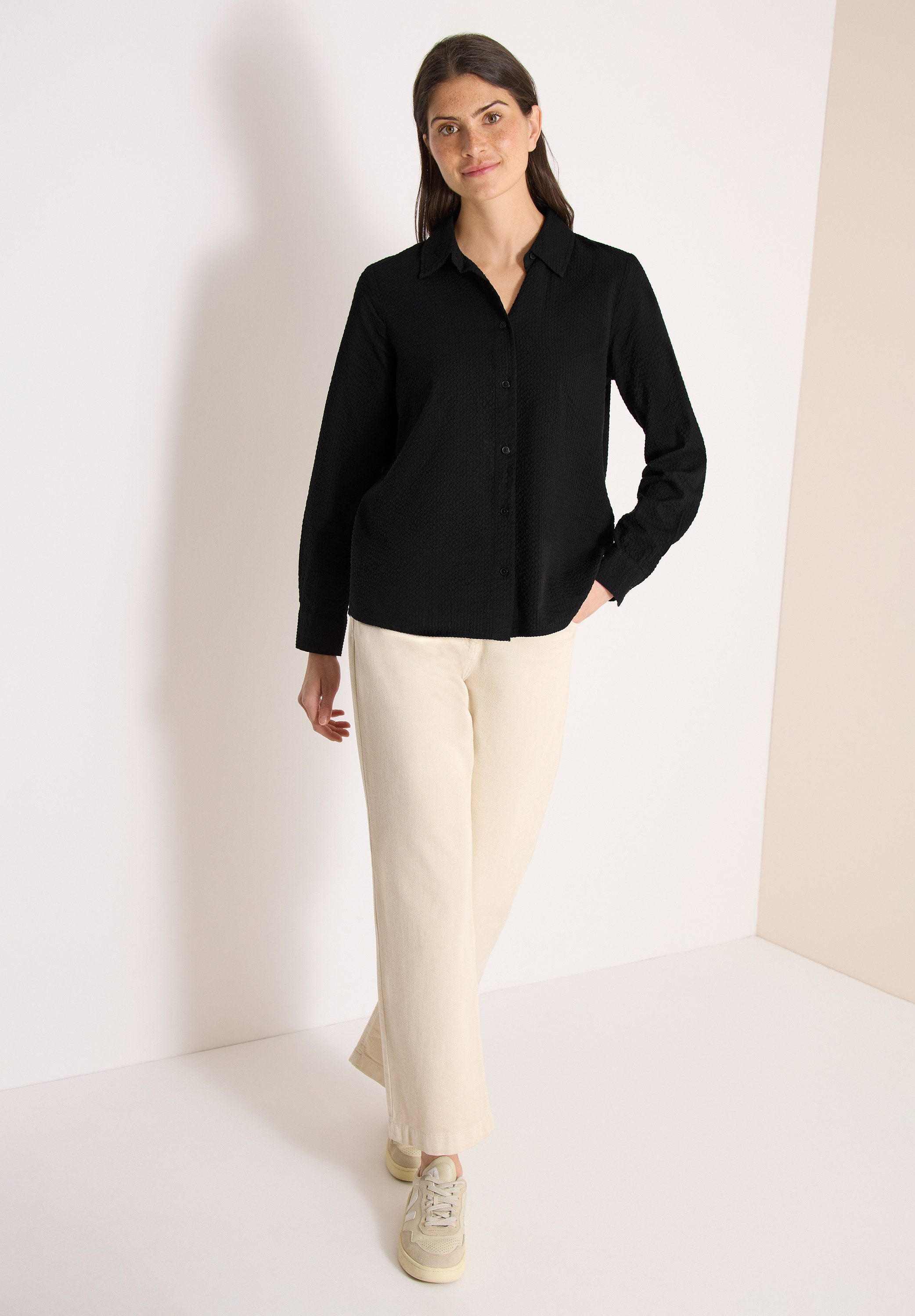 CECIL Hemdbluse in Blusen-Optik