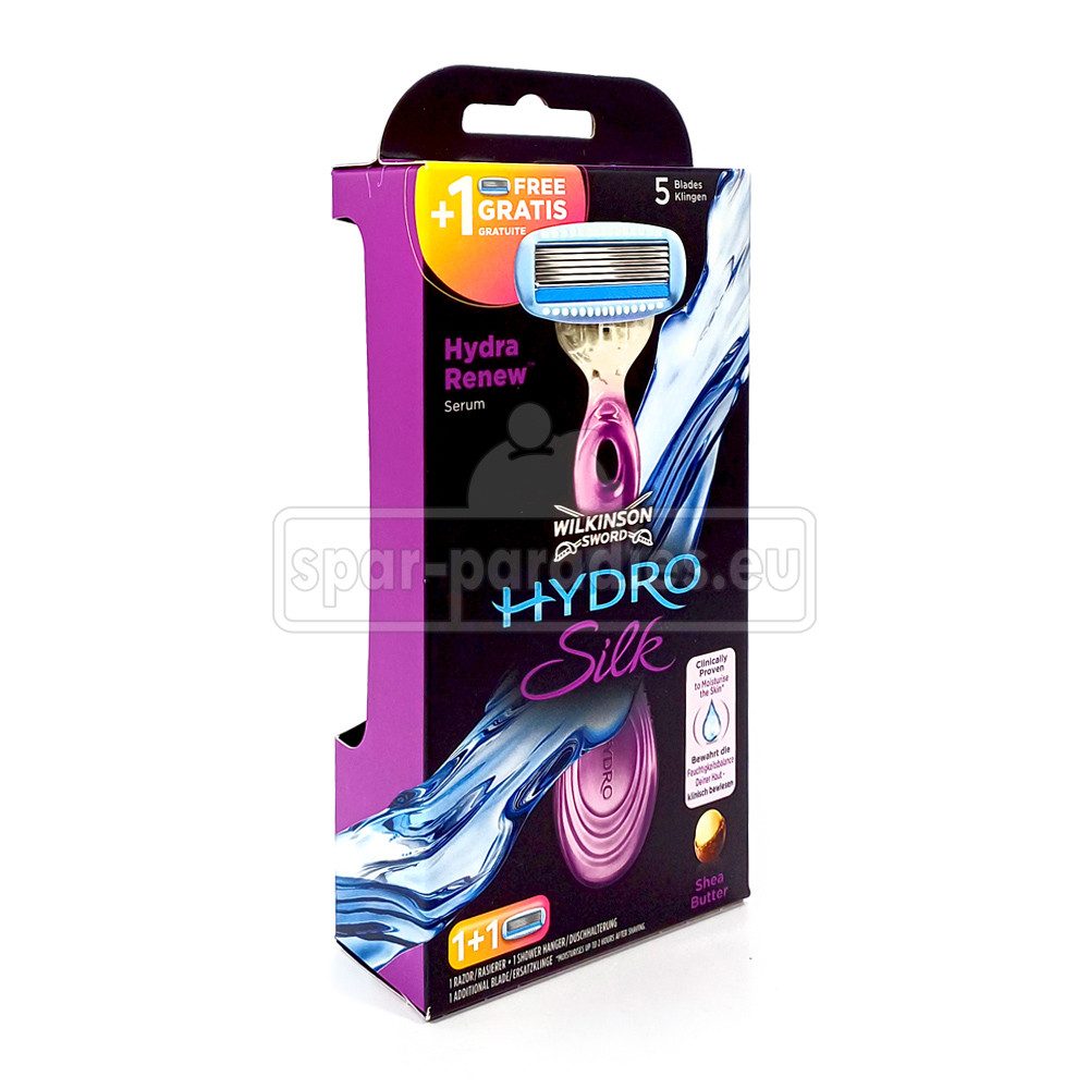 Wilkinson Nassrasierer Wilkinson Hydro Silk Rasierer + 1 Ersatzklinge