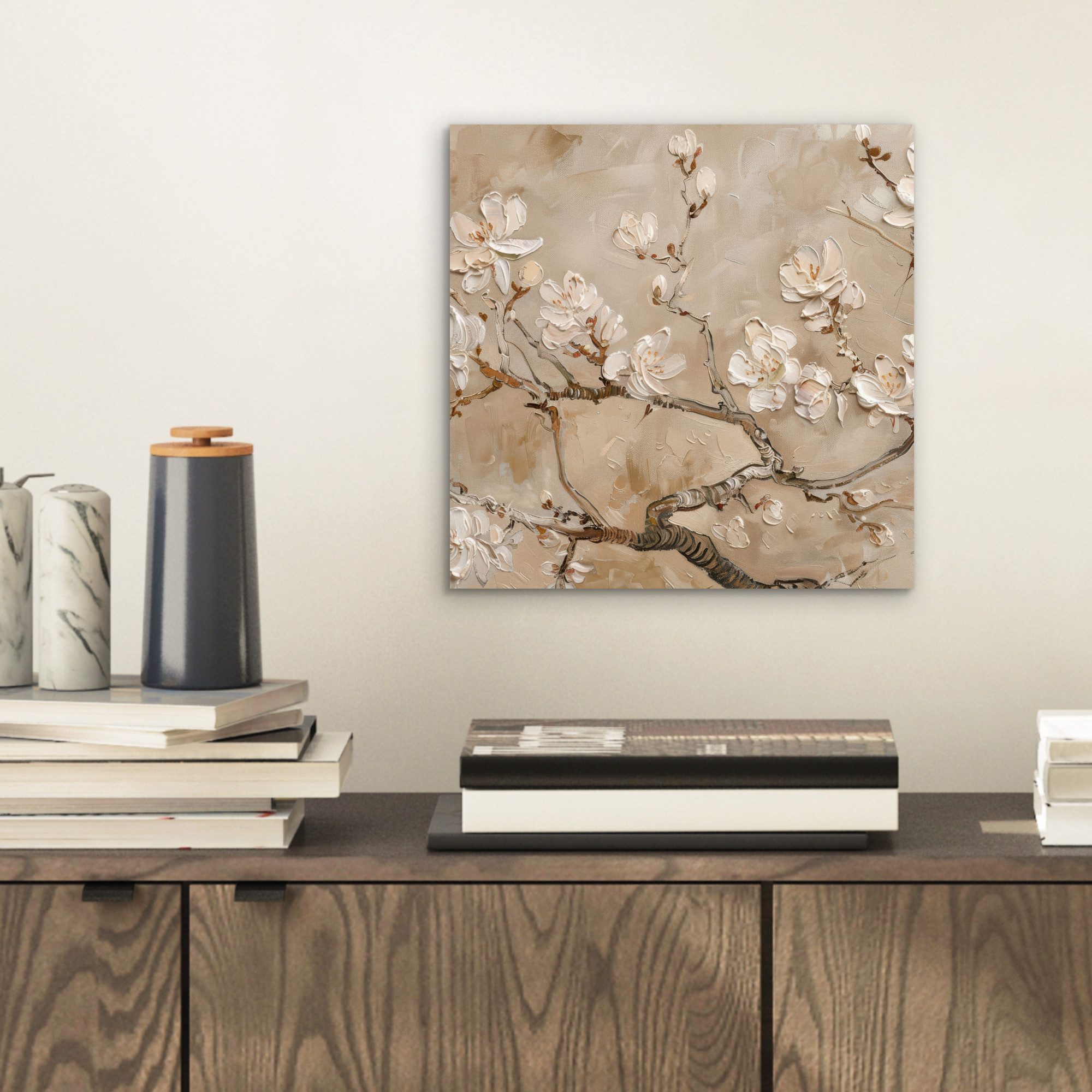 MuchoWow Metallbild Blumen - Modern - günstig online kaufen