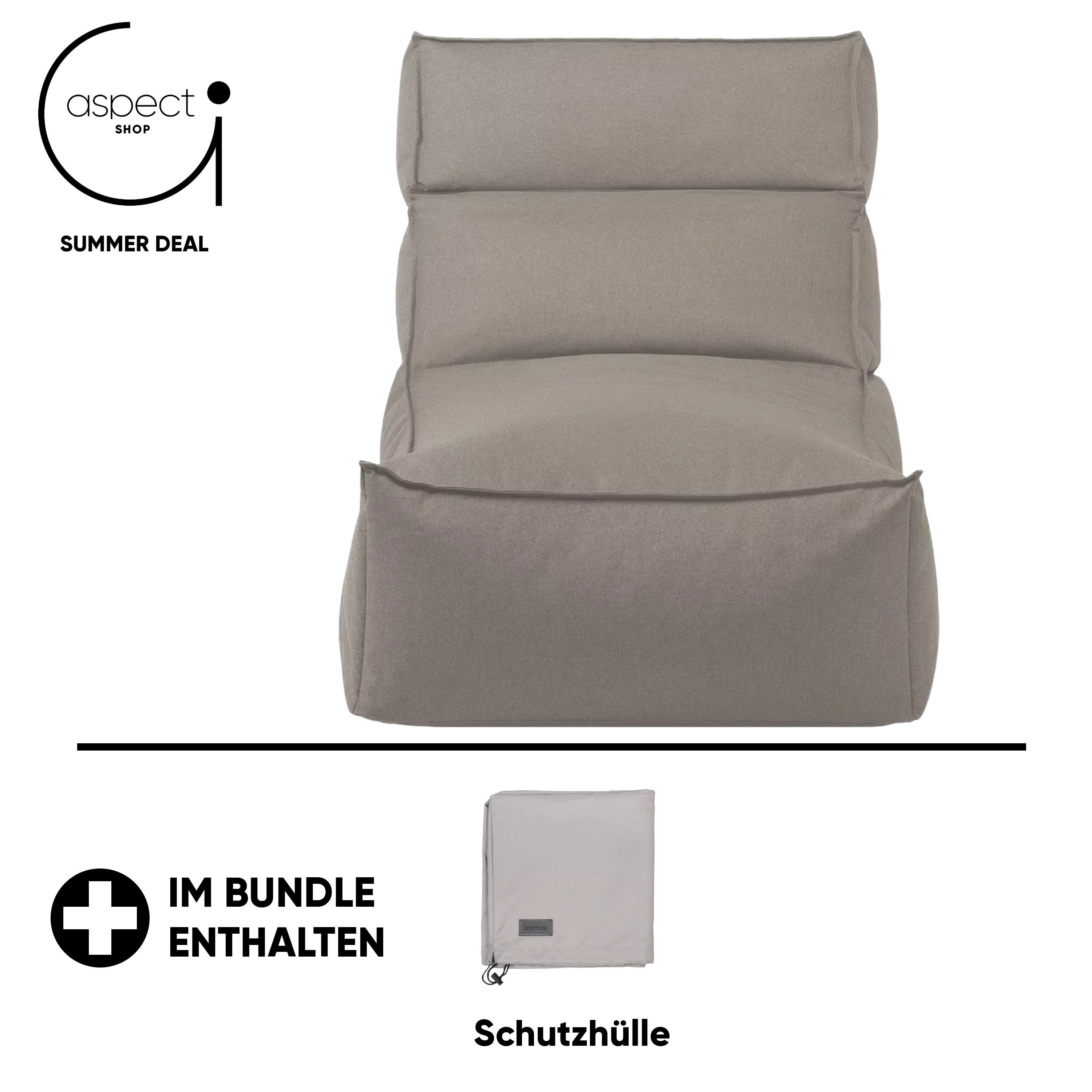 blomus Loungesofa Blomus Outdoor-Lounger STAY inkl. GRATIS Schutzhülle